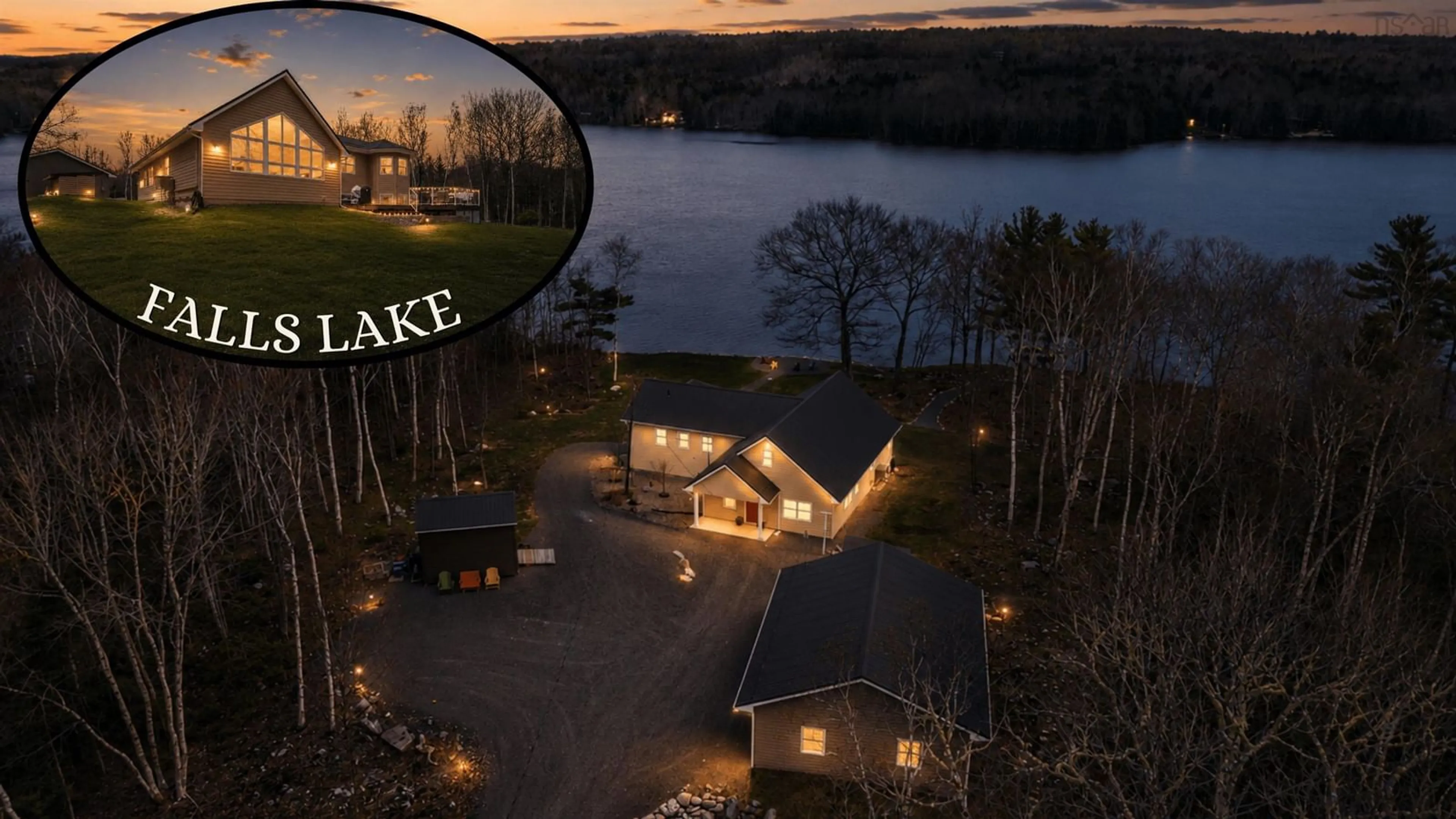 A pic from outside/outdoor area/front of a property/back of a property/a pic from drone, water/lake/river/ocean view for 766 Pioneer Dr, Vaughan Nova Scotia B0N 2T0