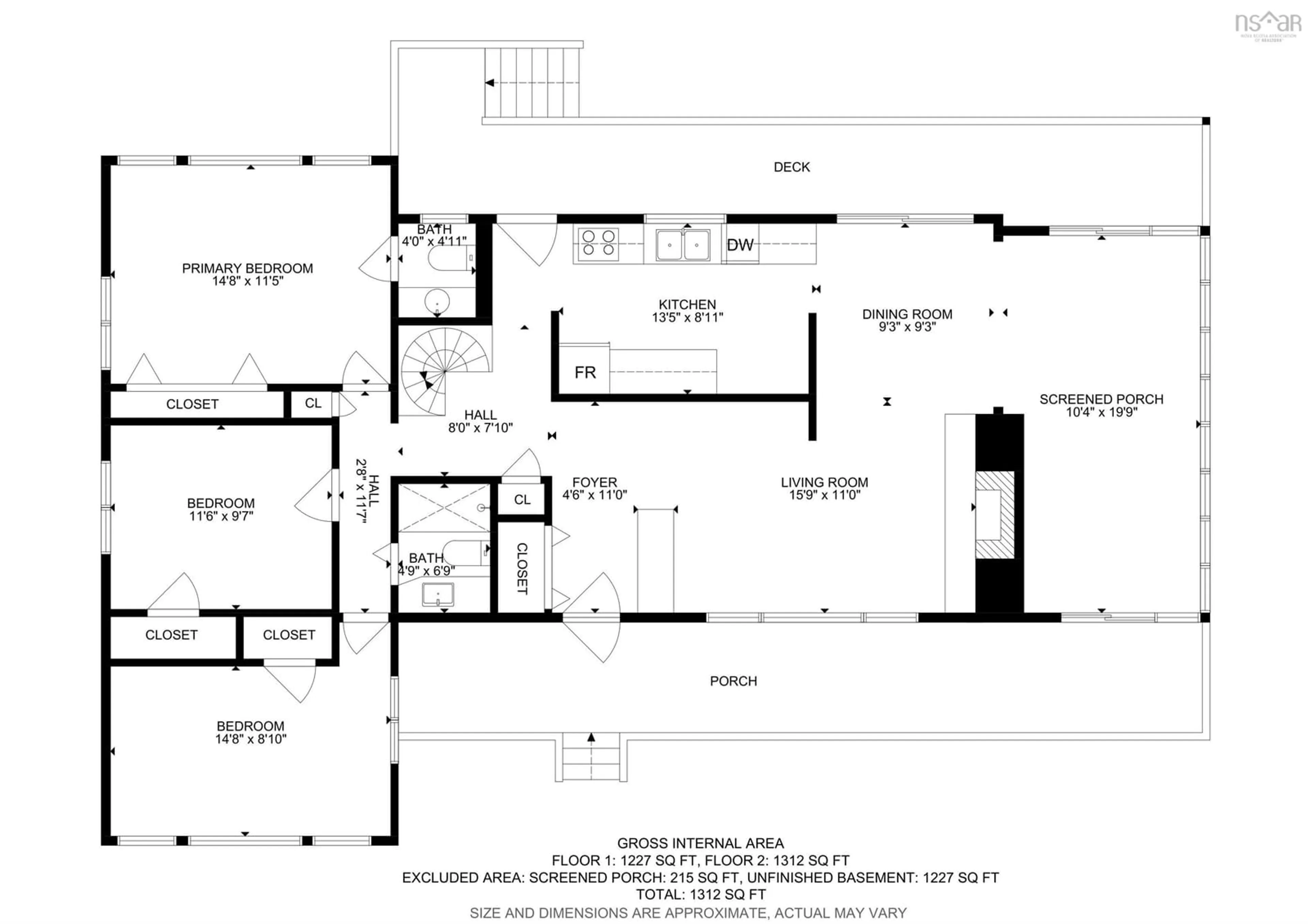 Floor plan for 144 Silver Birch Dr, Hubley Nova Scotia B3Z 1A8