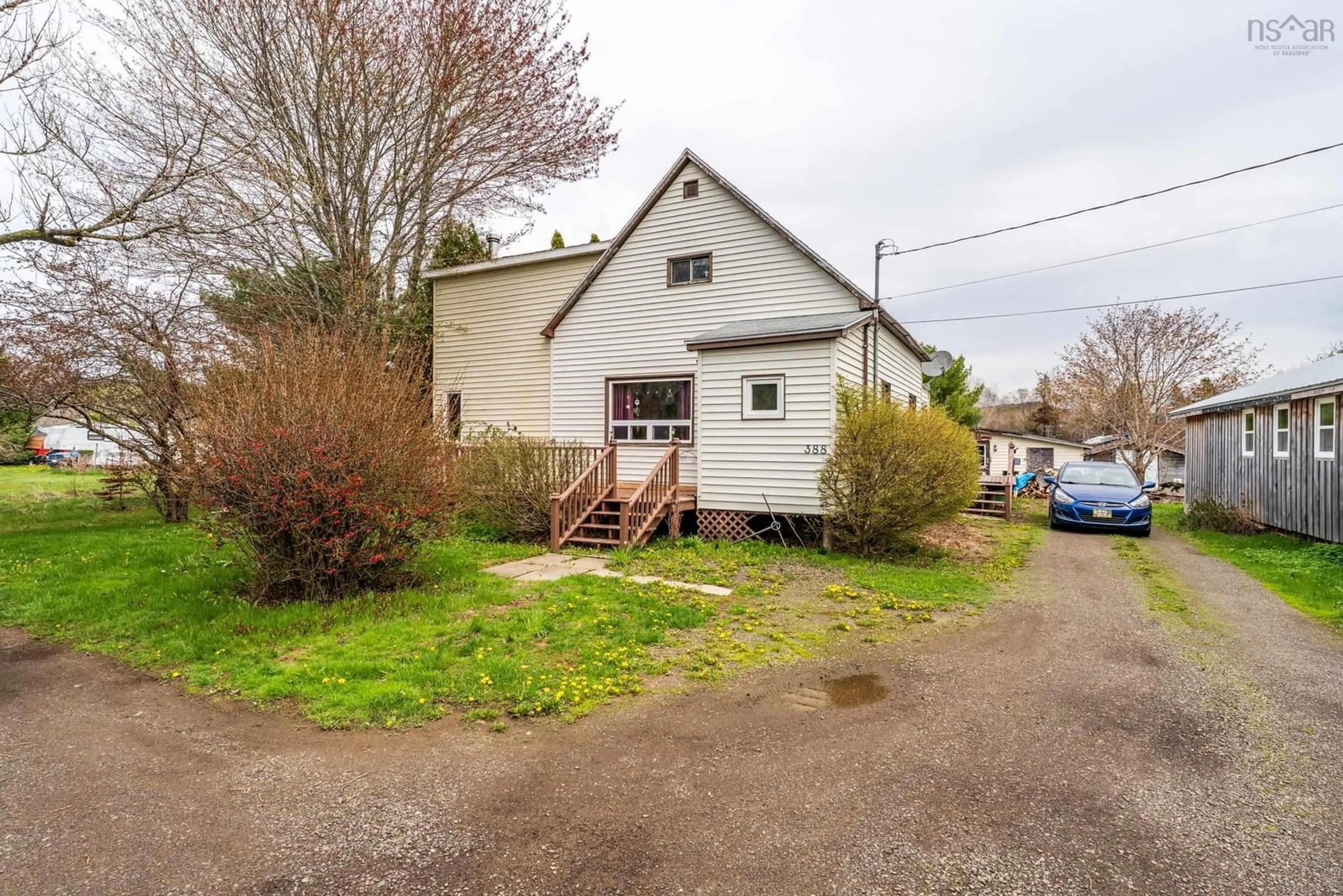 A pic from outside/outdoor area/front of a property/back of a property/a pic from drone, street for 388 Culloden Rd, Mount Pleasant Nova Scotia B0V 1A0