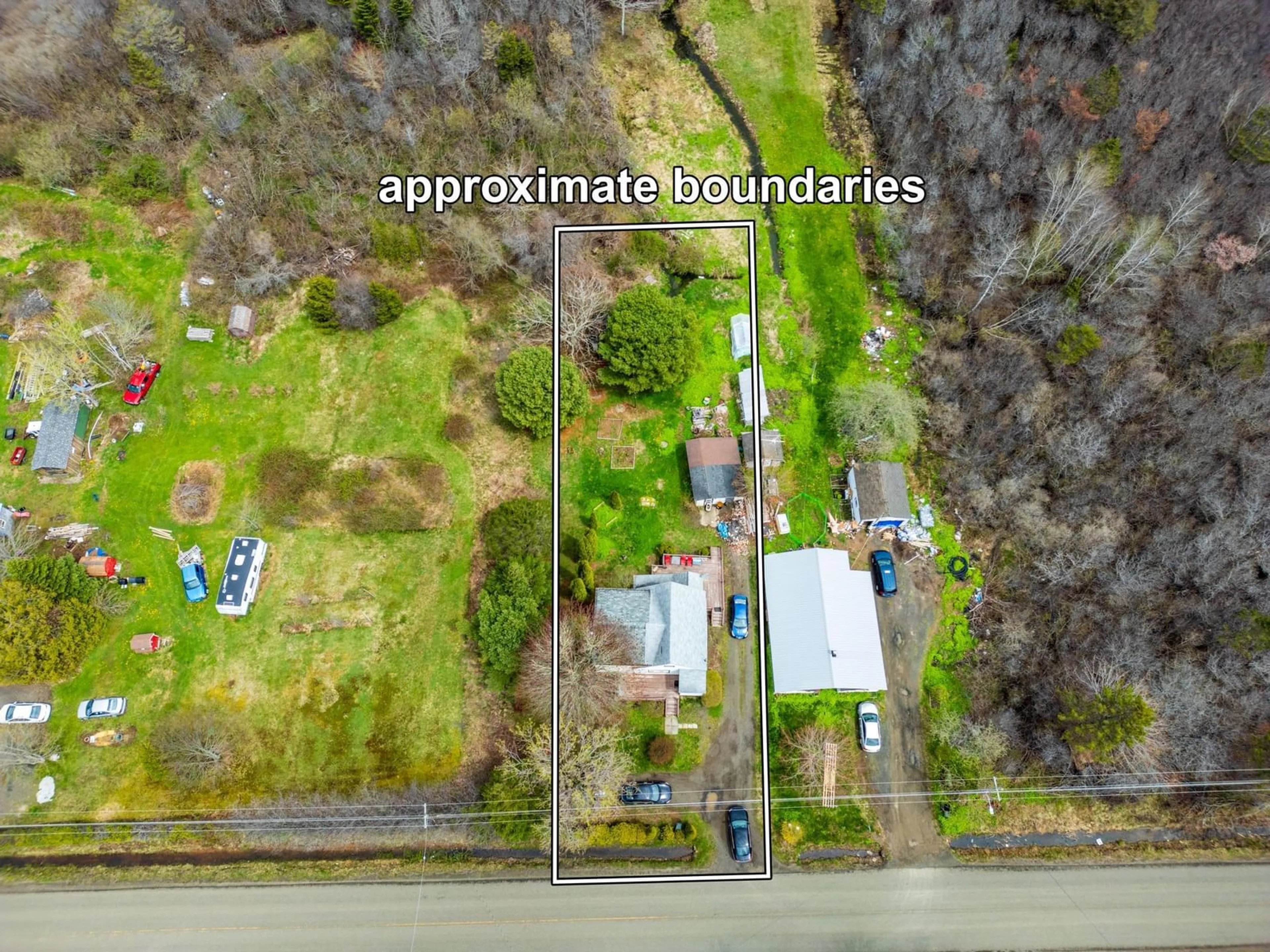 A pic from outside/outdoor area/front of a property/back of a property/a pic from drone, street for 388 Culloden Rd, Mount Pleasant Nova Scotia B0V 1A0