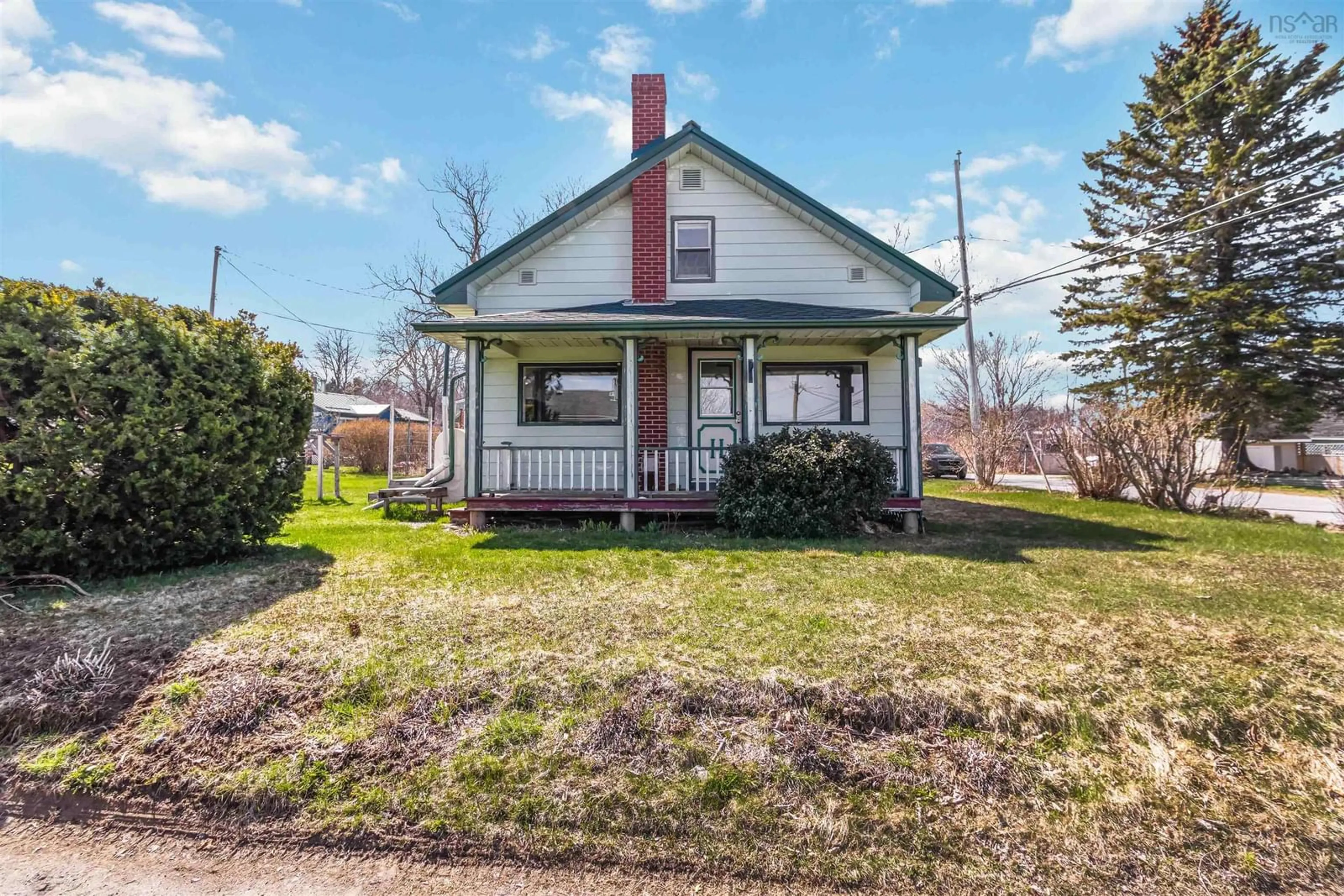 A pic from outside/outdoor area/front of a property/back of a property/a pic from drone, street for 4 Herbert Rd, Western Shore Nova Scotia B0J 3M0