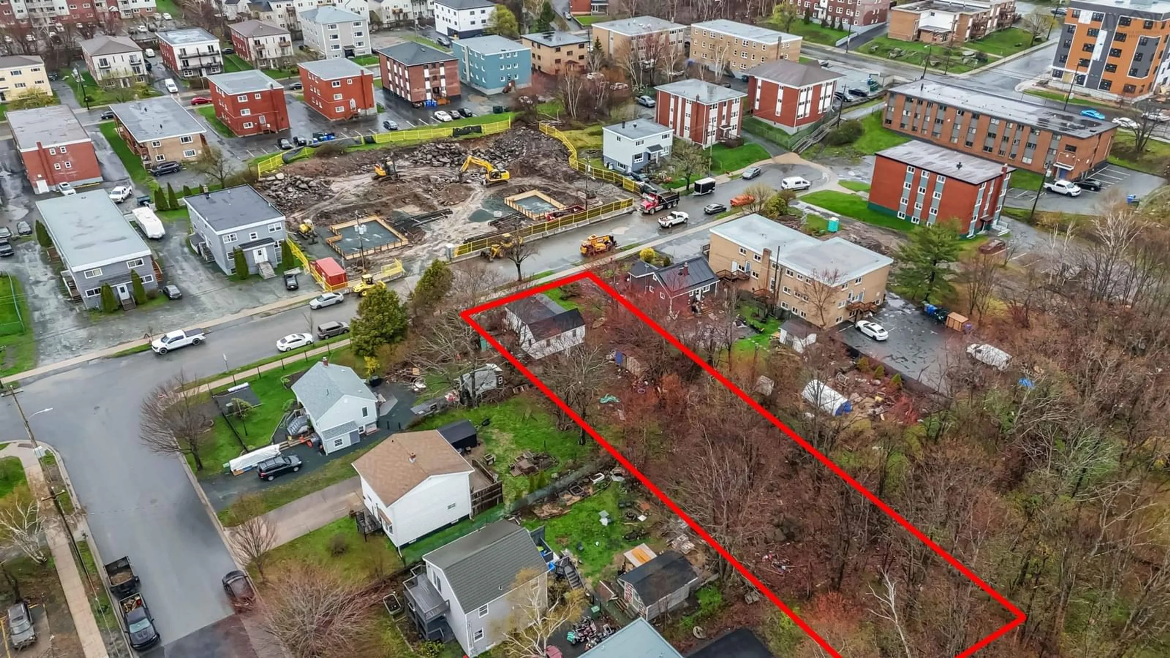 A pic from outside/outdoor area/front of a property/back of a property/a pic from drone, street for 36 Brule St, Dartmouth Nova Scotia B3A 4G4