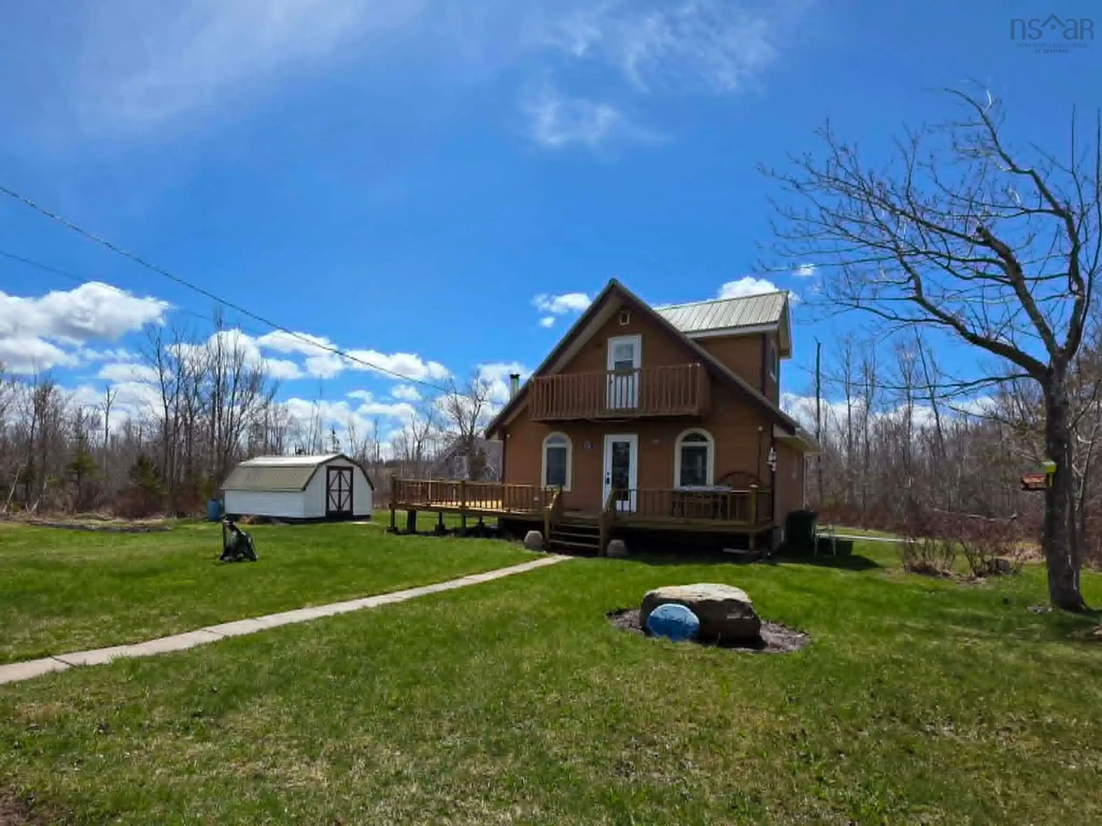 A pic from outside/outdoor area/front of a property/back of a property/a pic from drone, unknown for 136 Red Cliff Dr, Seafoam Nova Scotia B0K 1N0