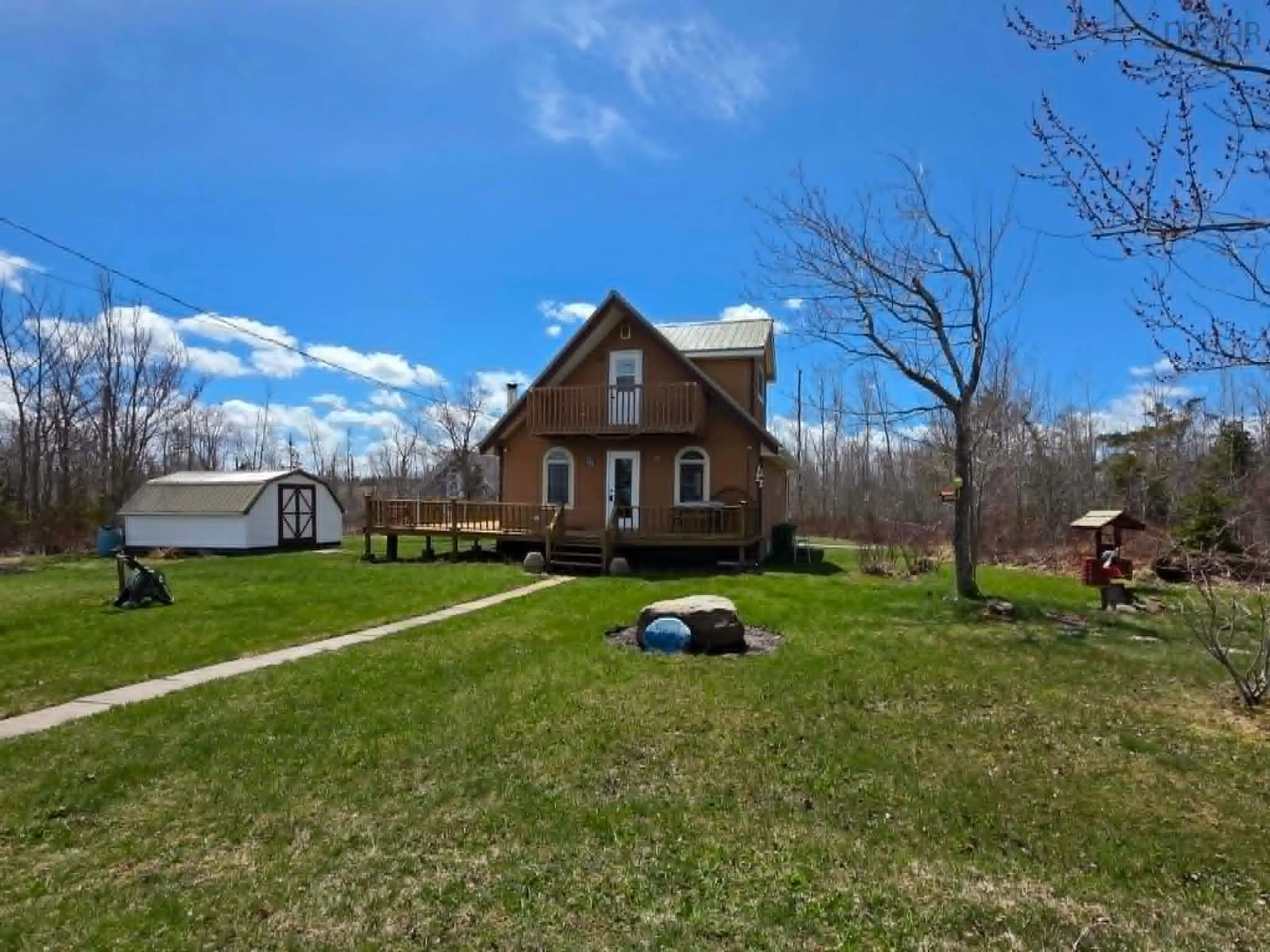 A pic from outside/outdoor area/front of a property/back of a property/a pic from drone, unknown for 136 Red Cliff Dr, Seafoam Nova Scotia B0K 1N0
