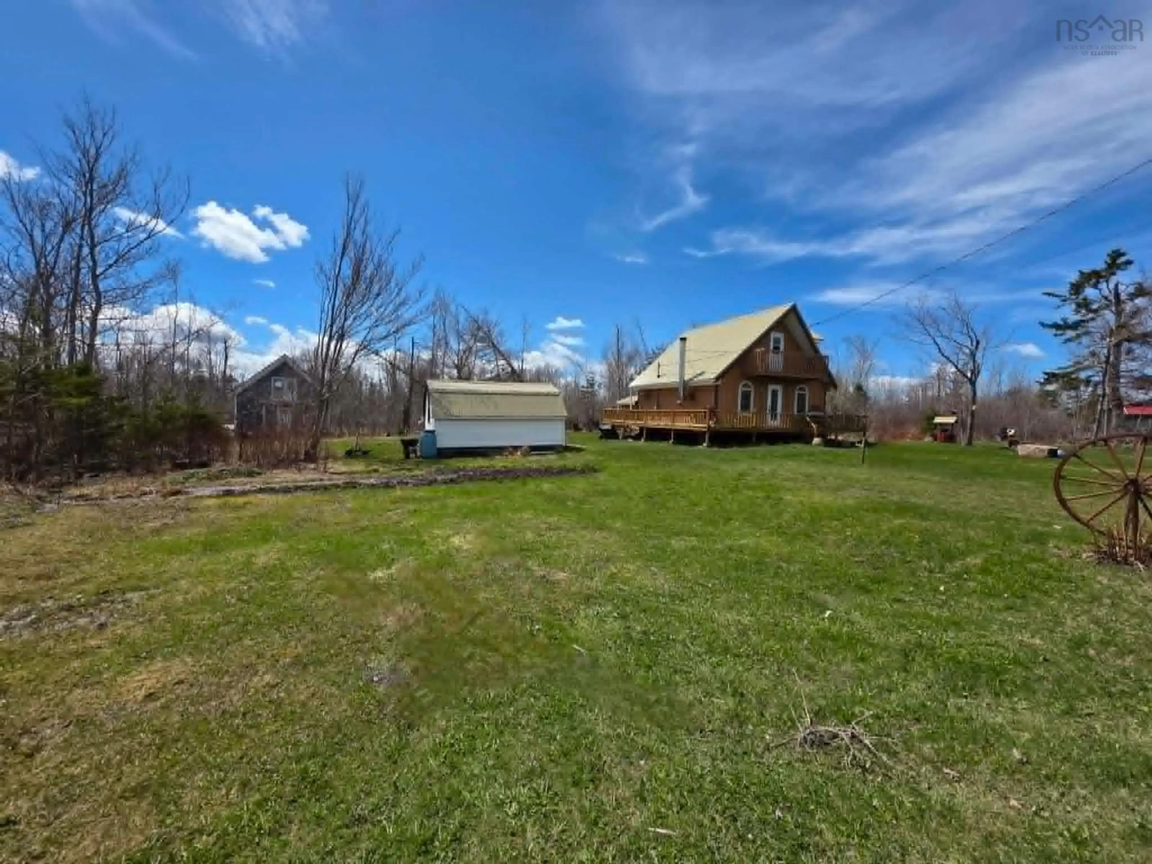 A pic from outside/outdoor area/front of a property/back of a property/a pic from drone, unknown for 136 Red Cliff Dr, Seafoam Nova Scotia B0K 1N0