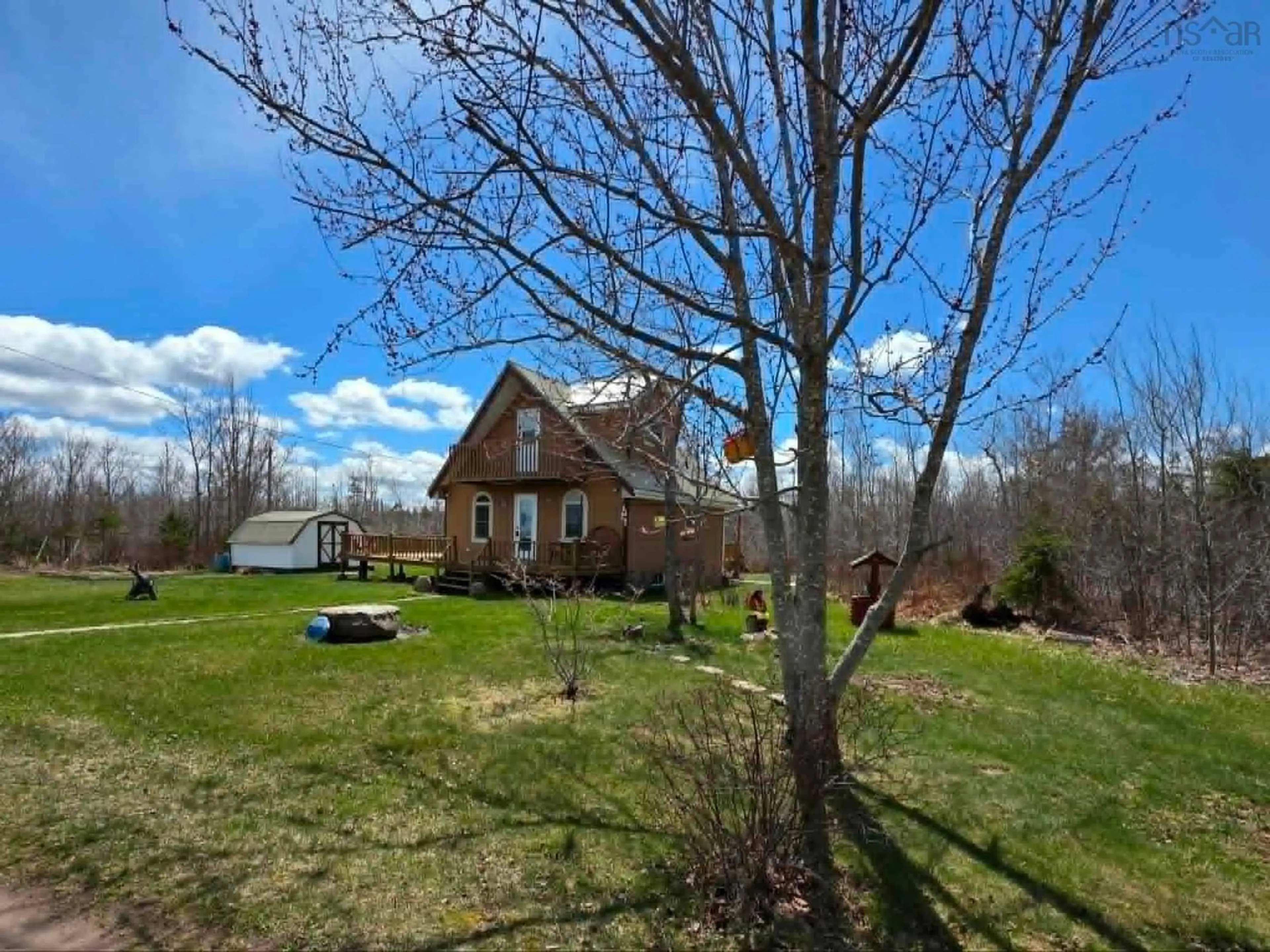 A pic from outside/outdoor area/front of a property/back of a property/a pic from drone, unknown for 136 Red Cliff Dr, Seafoam Nova Scotia B0K 1N0