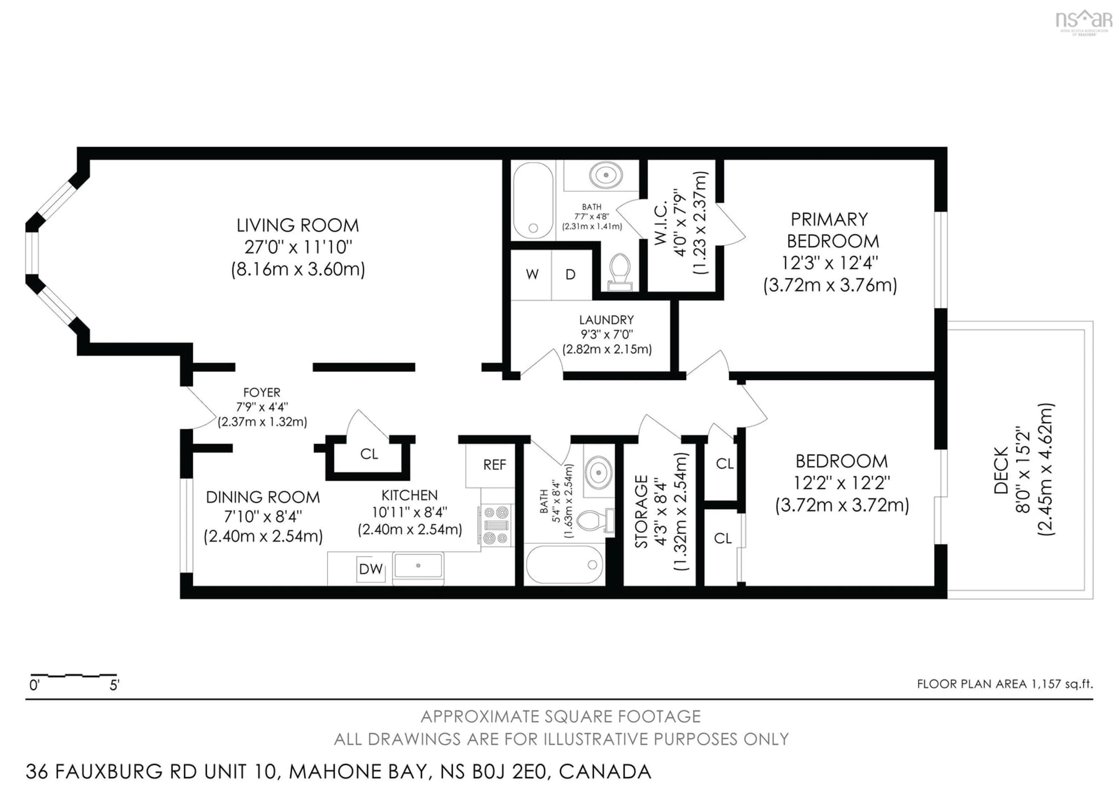 Floor plan for 36 Fauxburg Rd #10, Mahone Bay Nova Scotia B0J 2E0