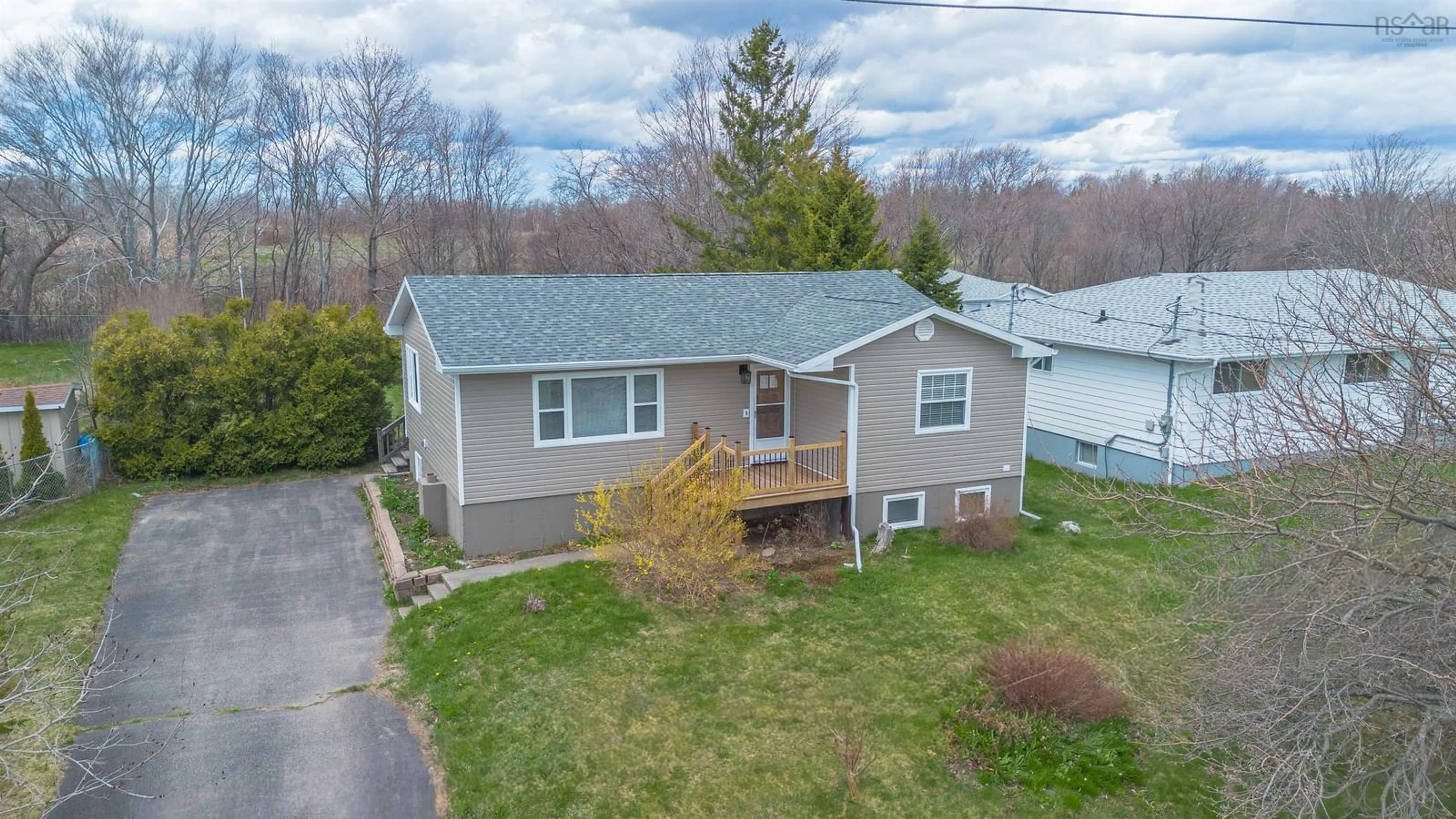 A pic from outside/outdoor area/front of a property/back of a property/a pic from drone, street for 42 Holic Ave, North Sydney Nova Scotia B2A 3R8