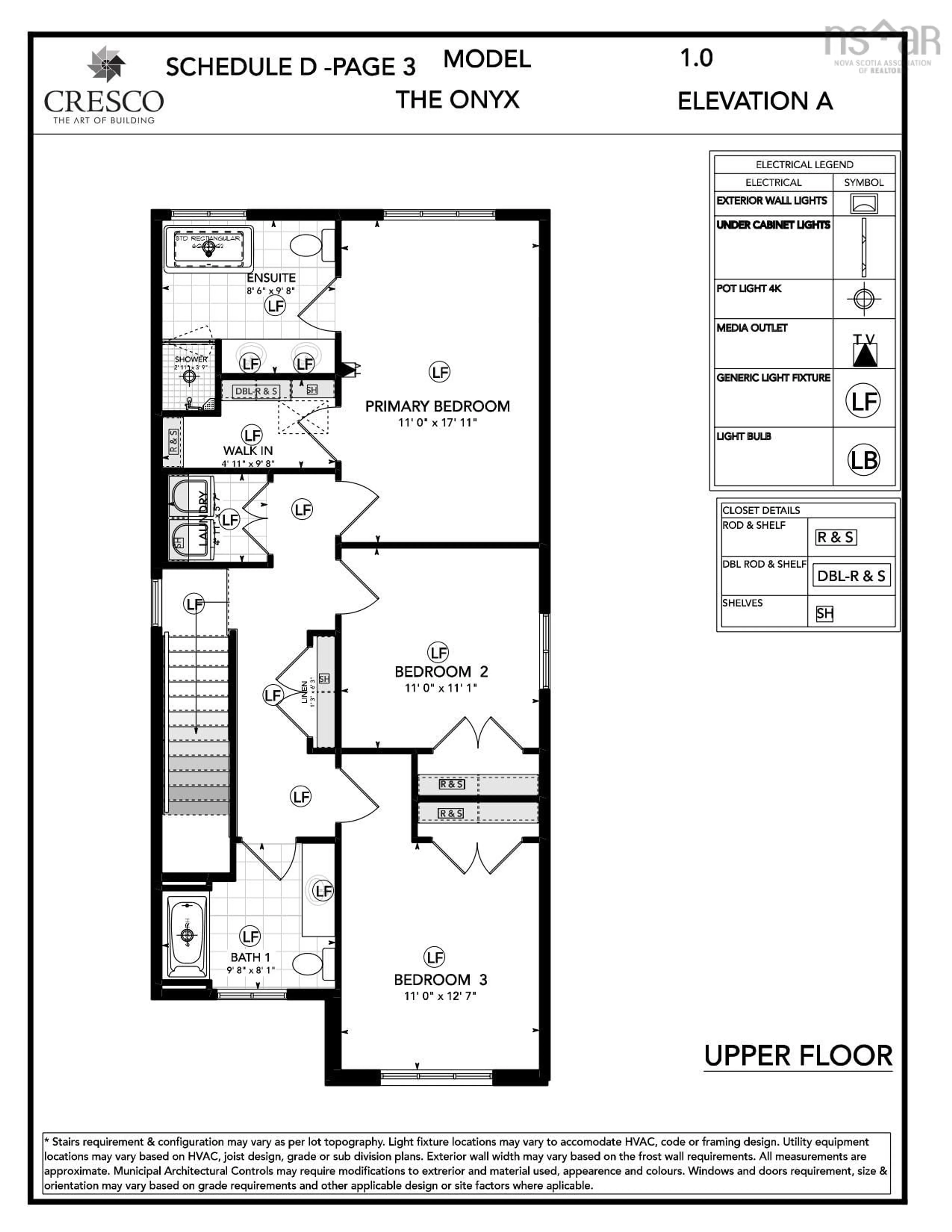 Floor plan for 70 Garvey Court, Bedford West Nova Scotia B4B 2L1