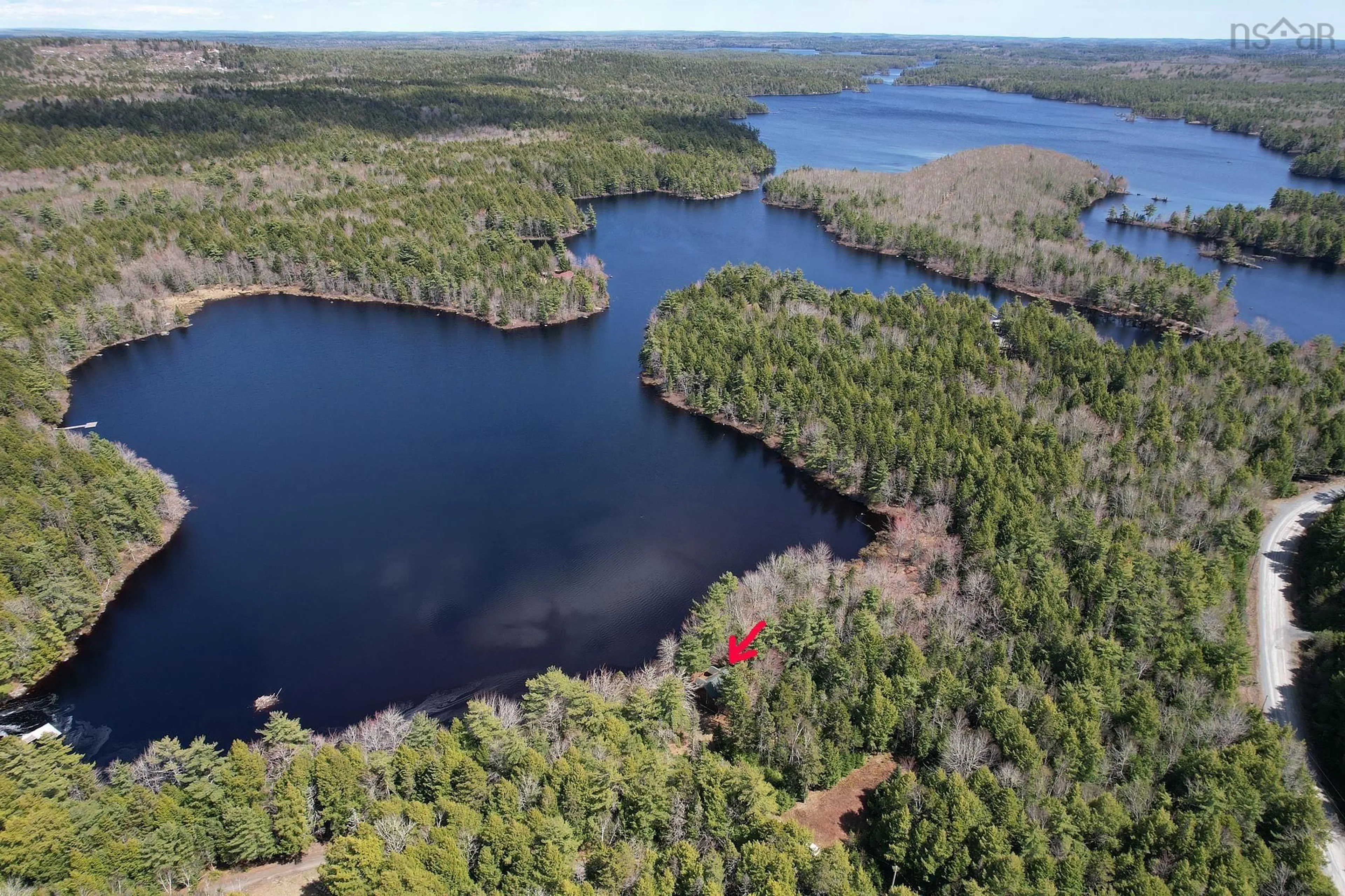 A pic from outside/outdoor area/front of a property/back of a property/a pic from drone, water/lake/river/ocean view for 1083 Sand Cove Rd #Lot 17, Westfield Nova Scotia B0T 1X0