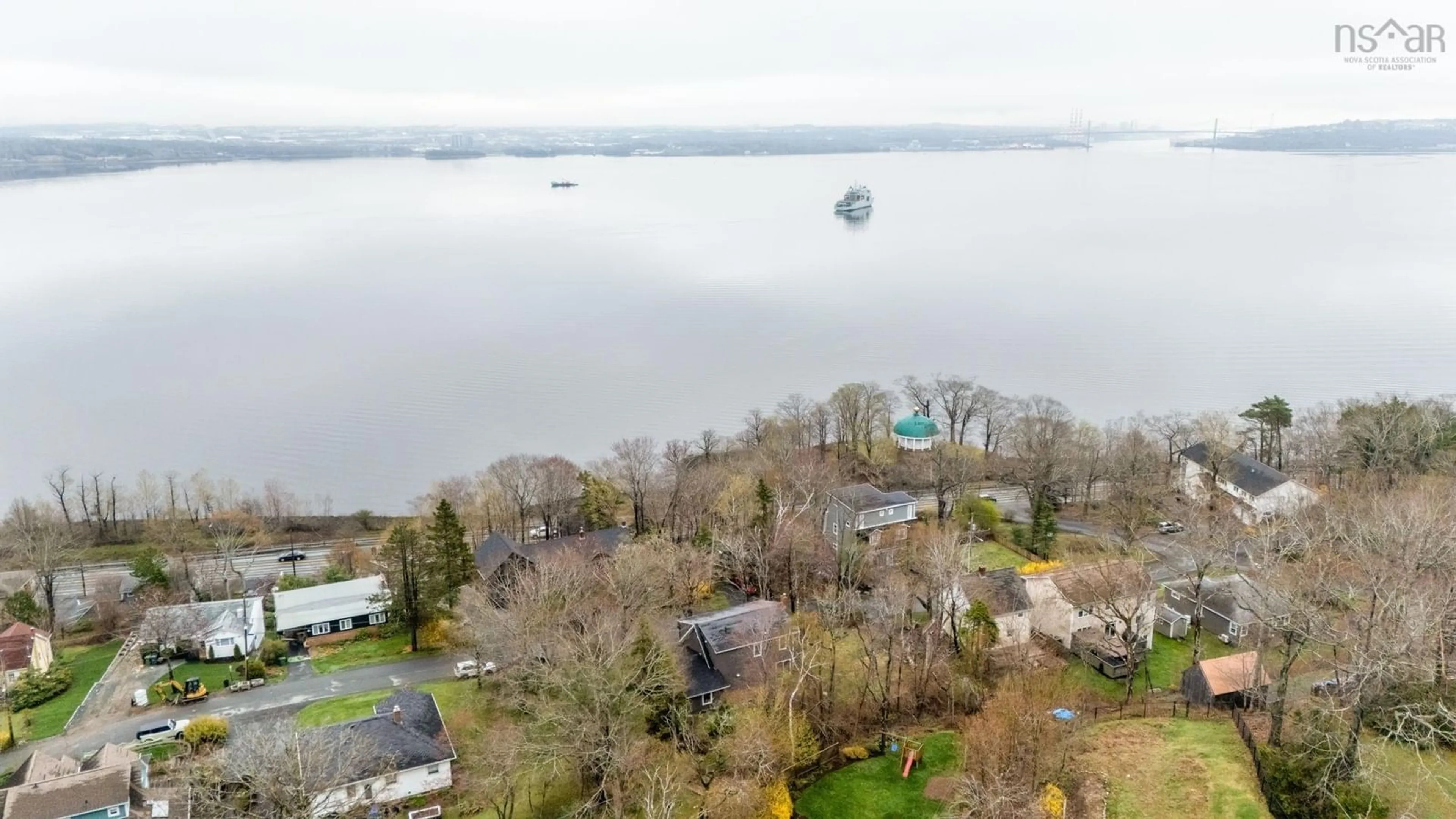 A pic from outside/outdoor area/front of a property/back of a property/a pic from drone, water/lake/river/ocean view for 12 Princes Walk, Halifax Nova Scotia B3M 2N2