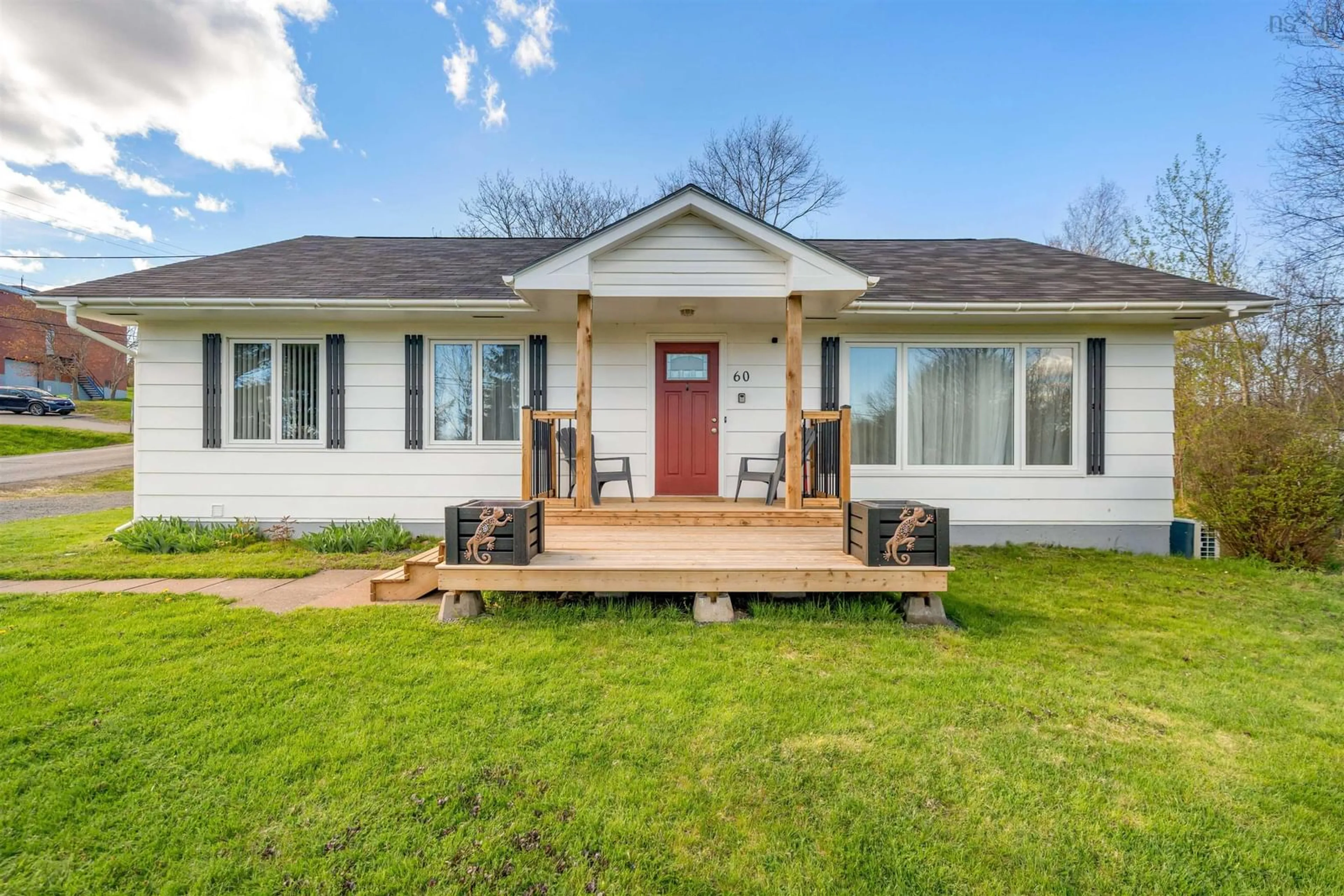 Home with vinyl exterior material, building for 60 Harbour Dr, Pictou Nova Scotia B0K 1H0