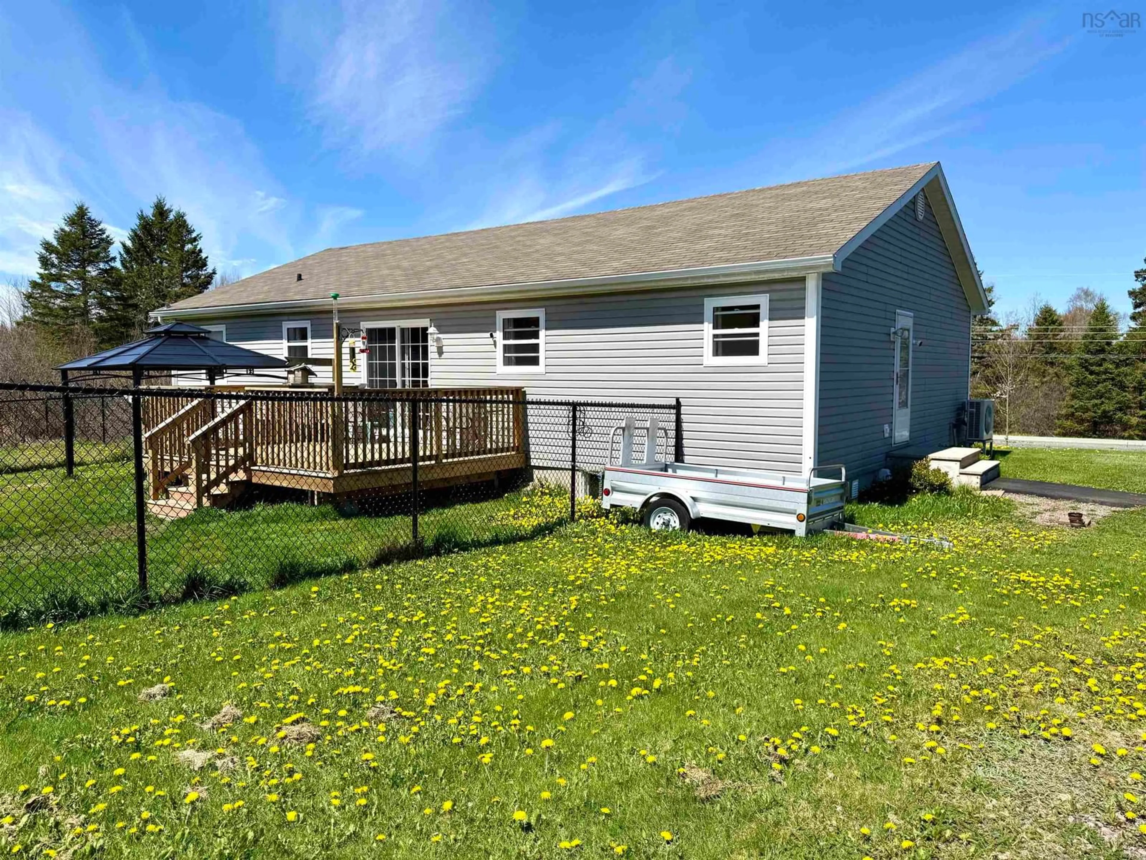 A pic from outside/outdoor area/front of a property/back of a property/a pic from drone, unknown for 23 Riverbend Dr, Brookdale Nova Scotia B4H 3Y1