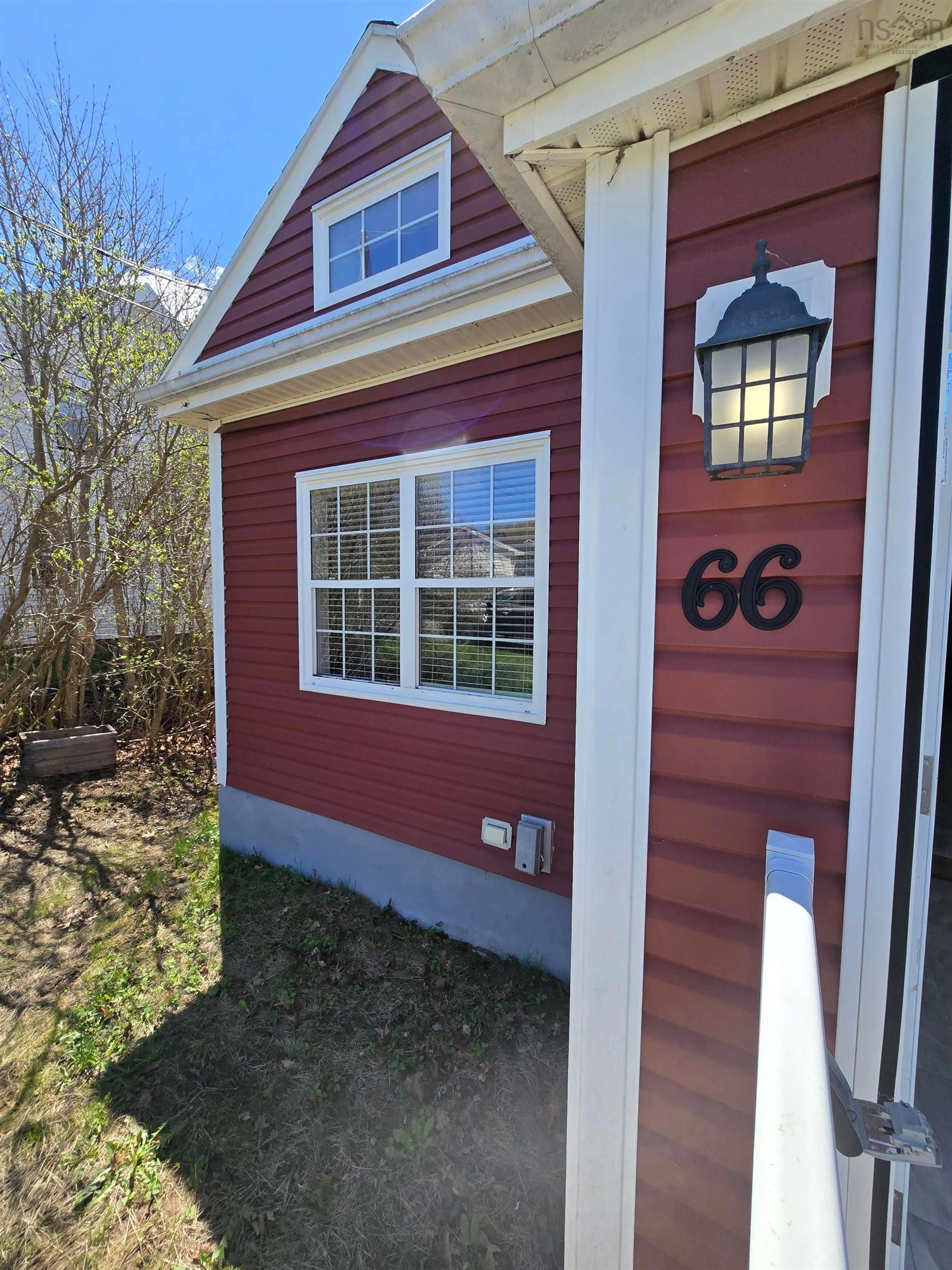 Home with vinyl exterior material, street for Oak St #66, Trenton Nova Scotia B2H 3A3