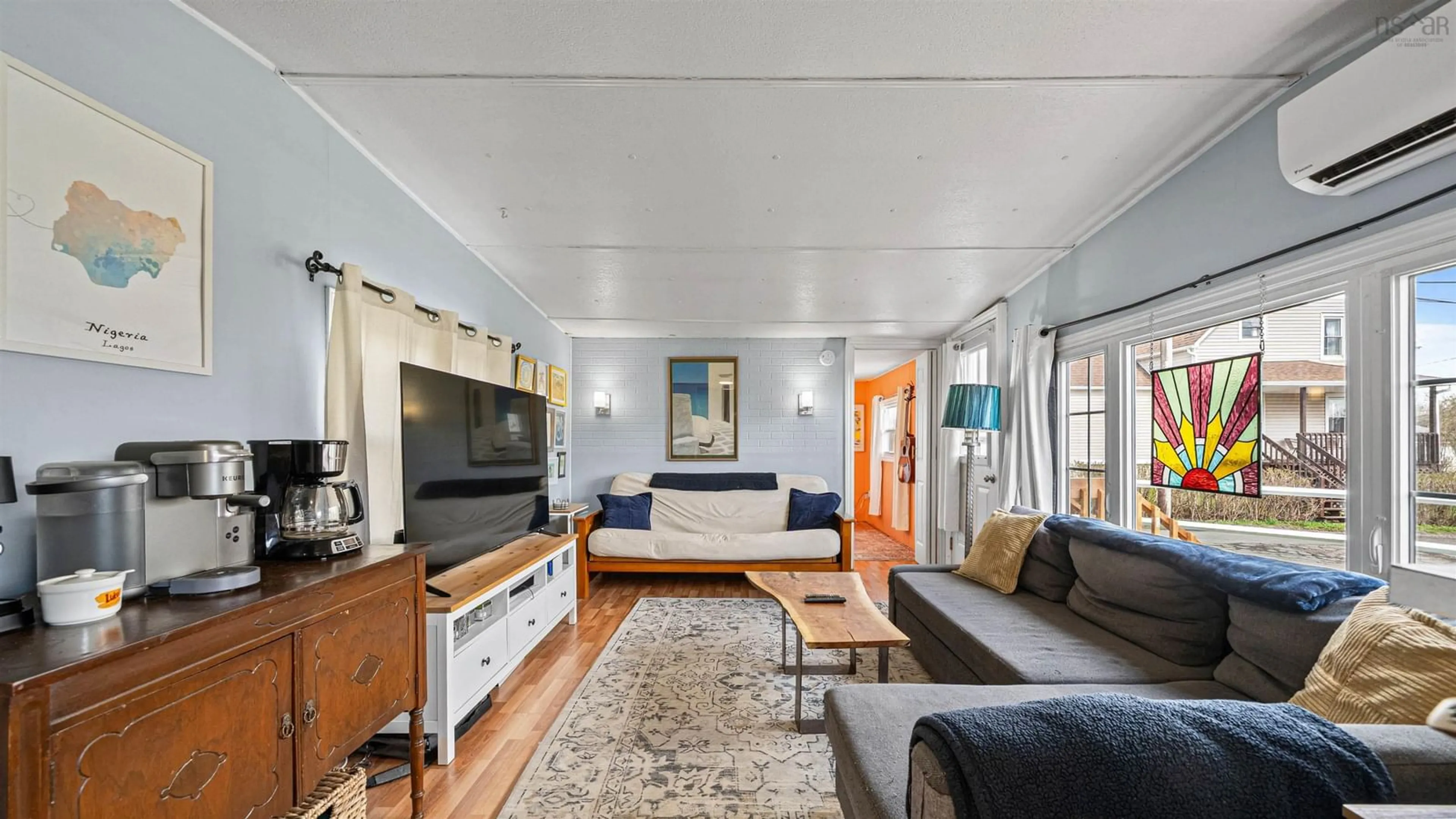 Living room with furniture, unknown for 1791 Grant St, Westville Nova Scotia B0K 2A0