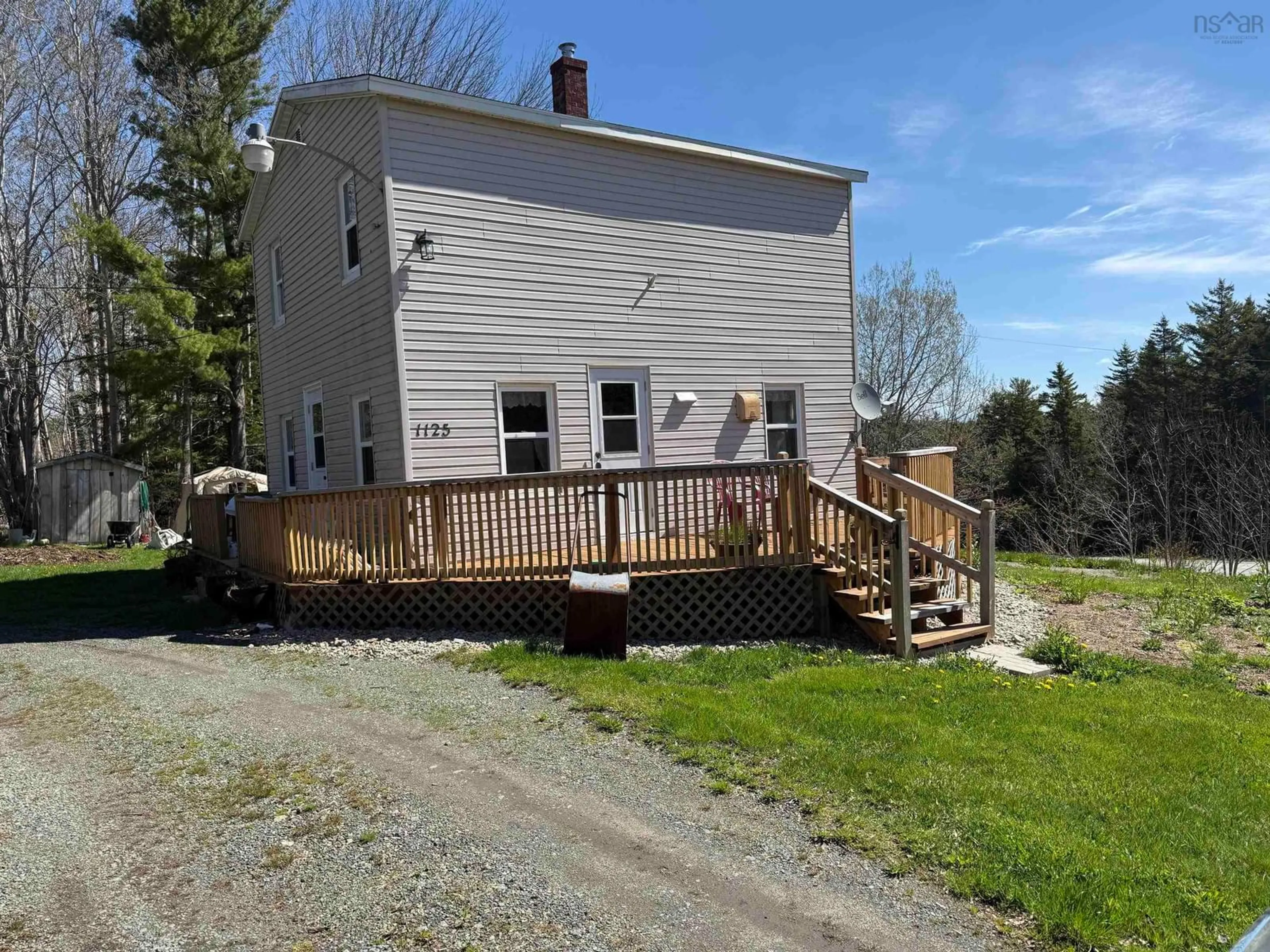A pic from outside/outdoor area/front of a property/back of a property/a pic from drone, building for 1125 Conquerall Rd, Conquerall Mills Nova Scotia B4V 6C6