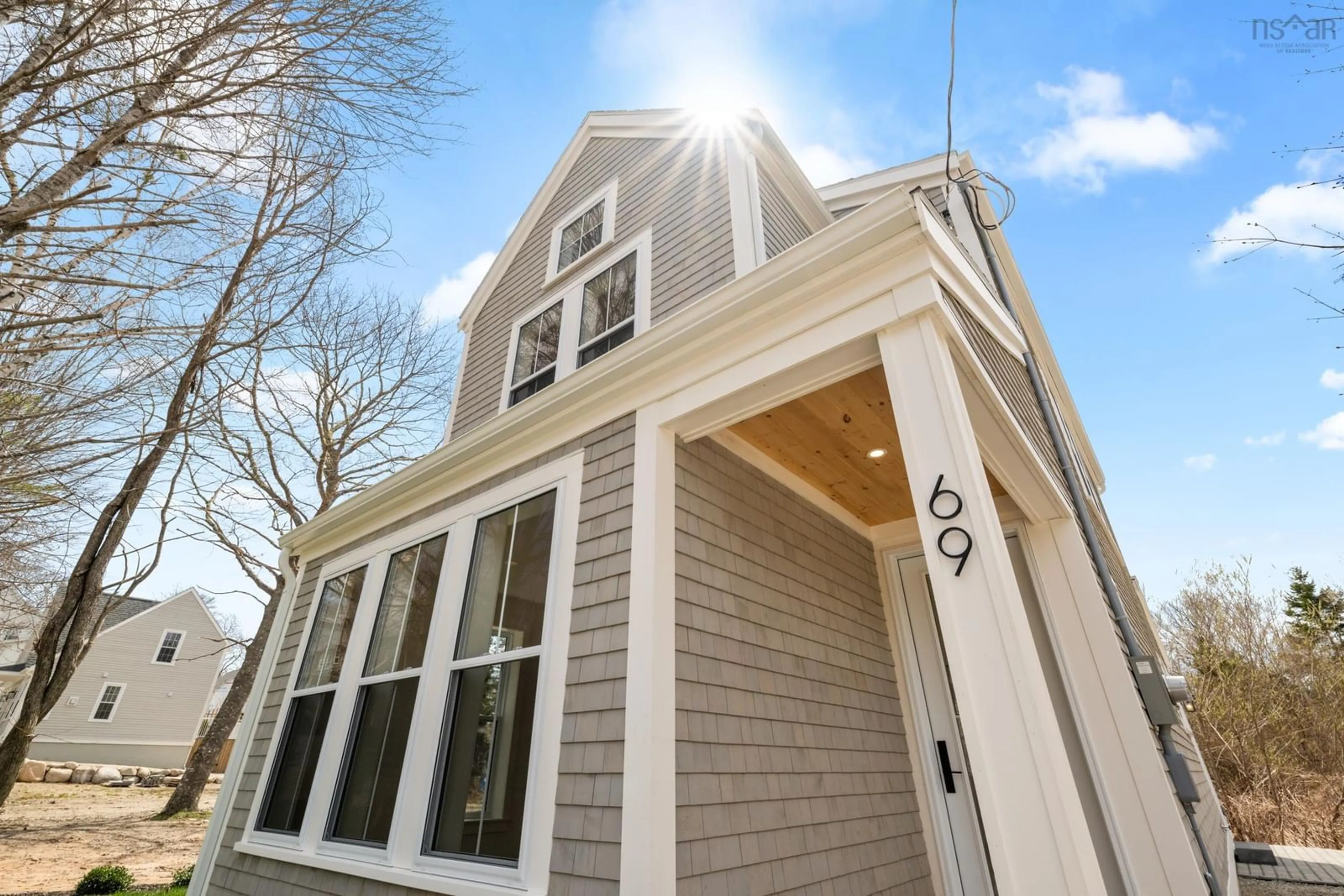 Home with vinyl exterior material, street for 69 Union St, Chester Nova Scotia B0J 1J0