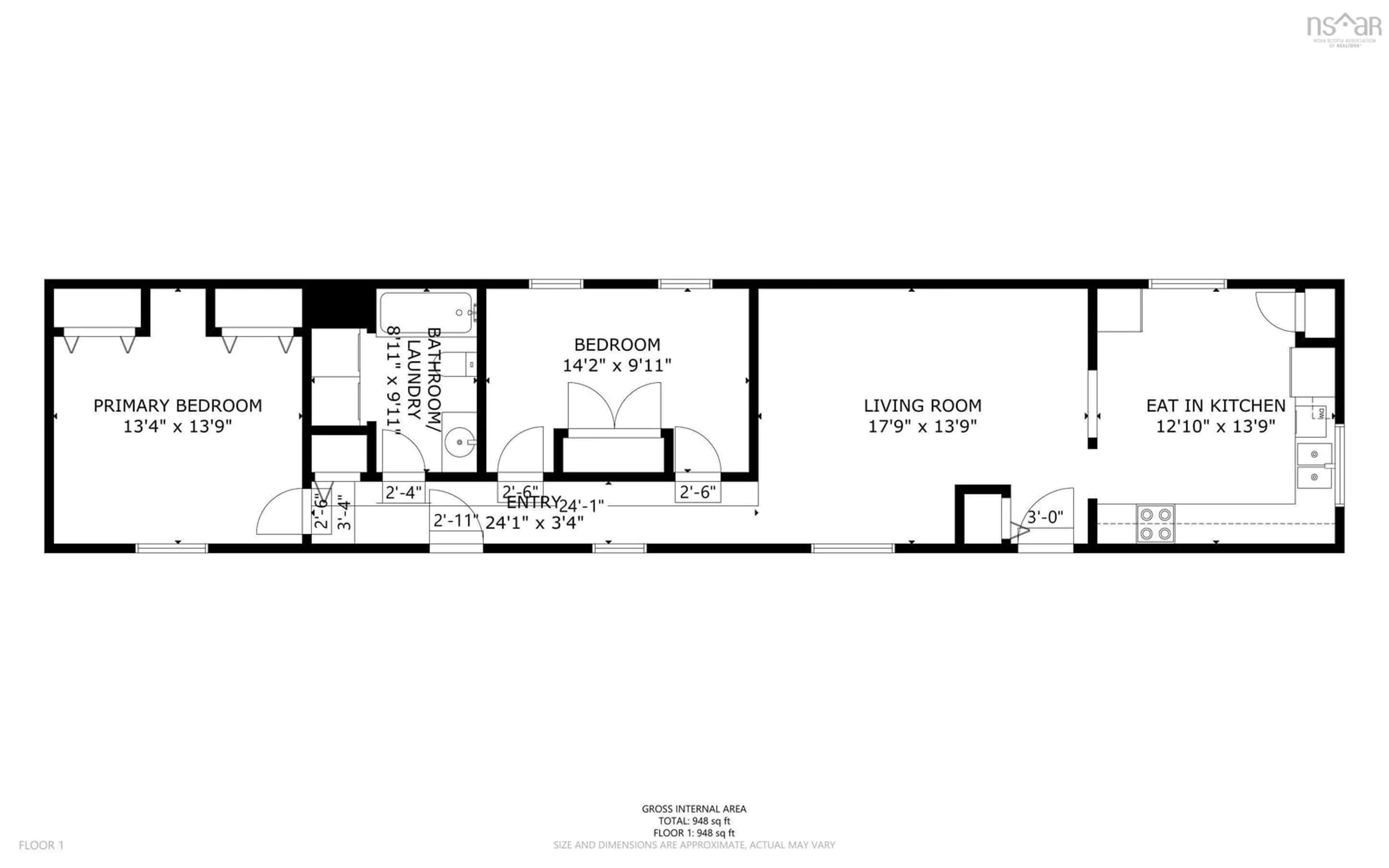 Floor plan for 46 Mountain View Dr, Lake Echo Nova Scotia B3E 1B6