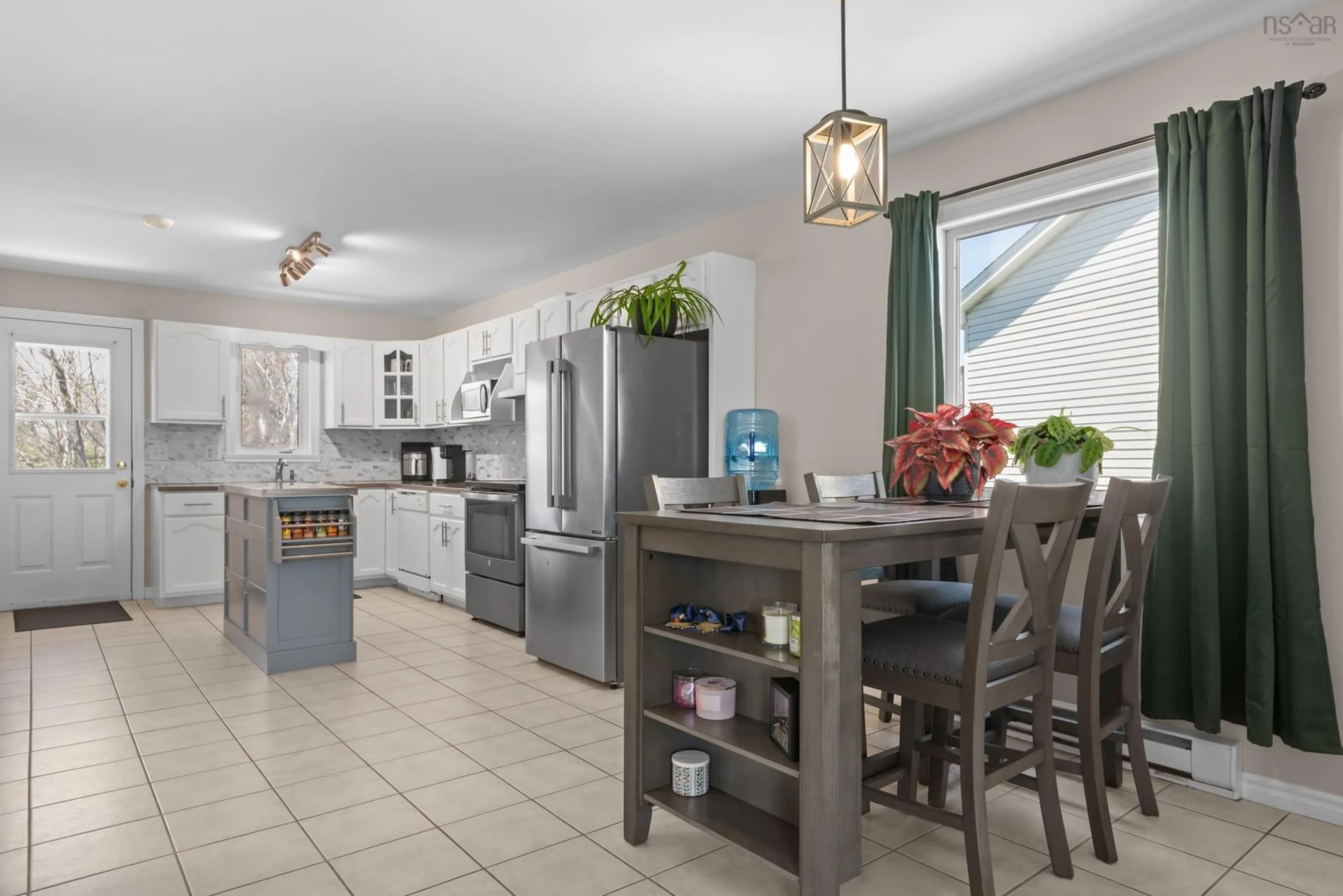 Open concept kitchen, ceramic/tile floor for 20 Peter Crt, Eastern Passage Nova Scotia B3G 1S9