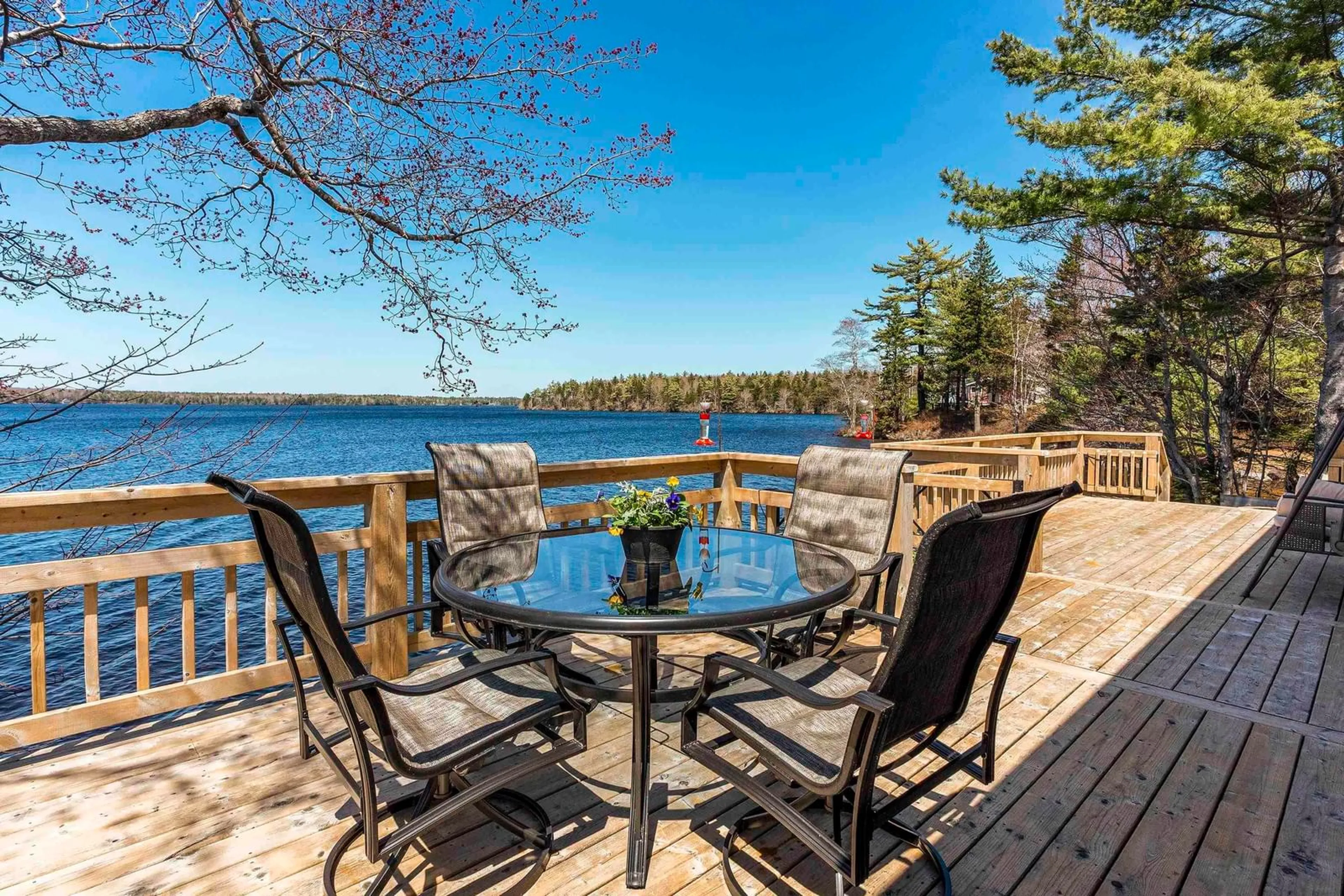 Patio, water/lake/river/ocean view for 63 Sand Pit Rd, South Range Nova Scotia B0W 1H0