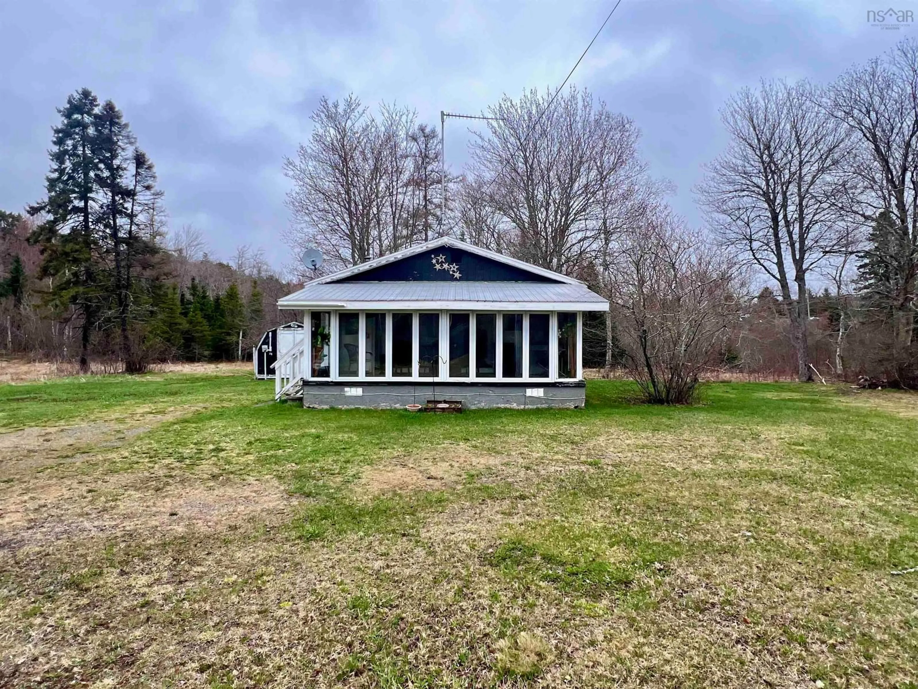 A pic from outside/outdoor area/front of a property/back of a property/a pic from drone, water/lake/river/ocean view for 14 Old Macbeth Rd, Meiklefield Nova Scotia B2H 5C8