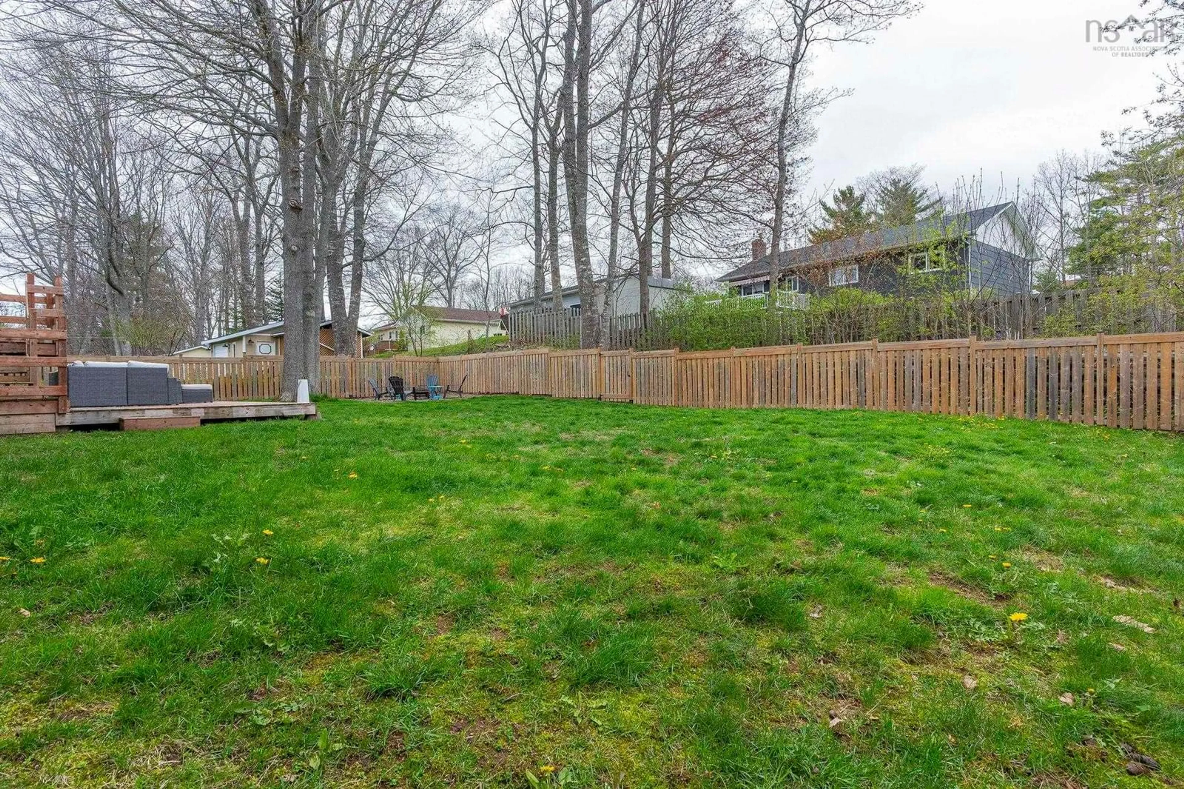 Patio, forest/trees view for 874 Dalmation Dr, Greenwood Nova Scotia B0P 1R0