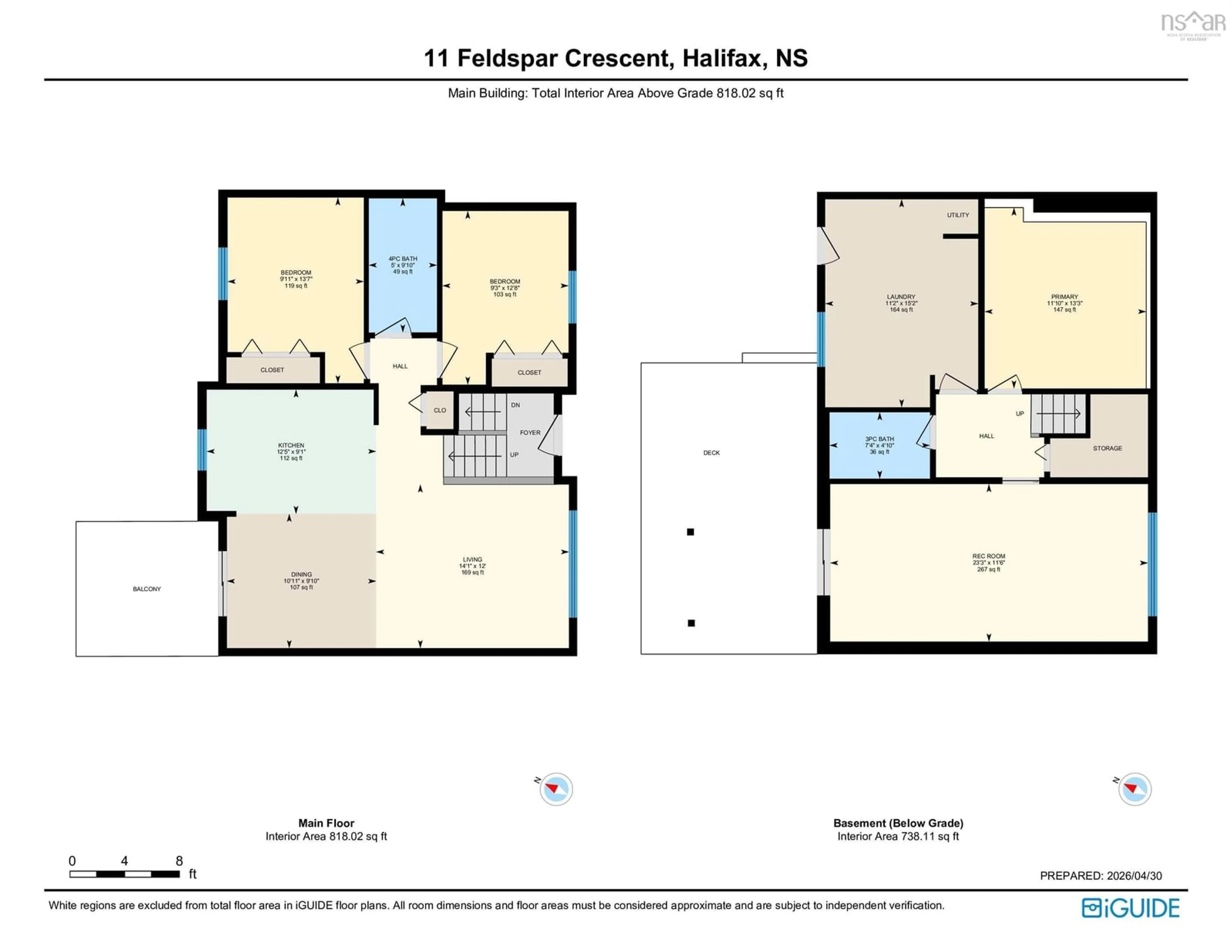 Floor plan for 212 Roleika Dr, Dartmouth Nova Scotia B2X 1M6