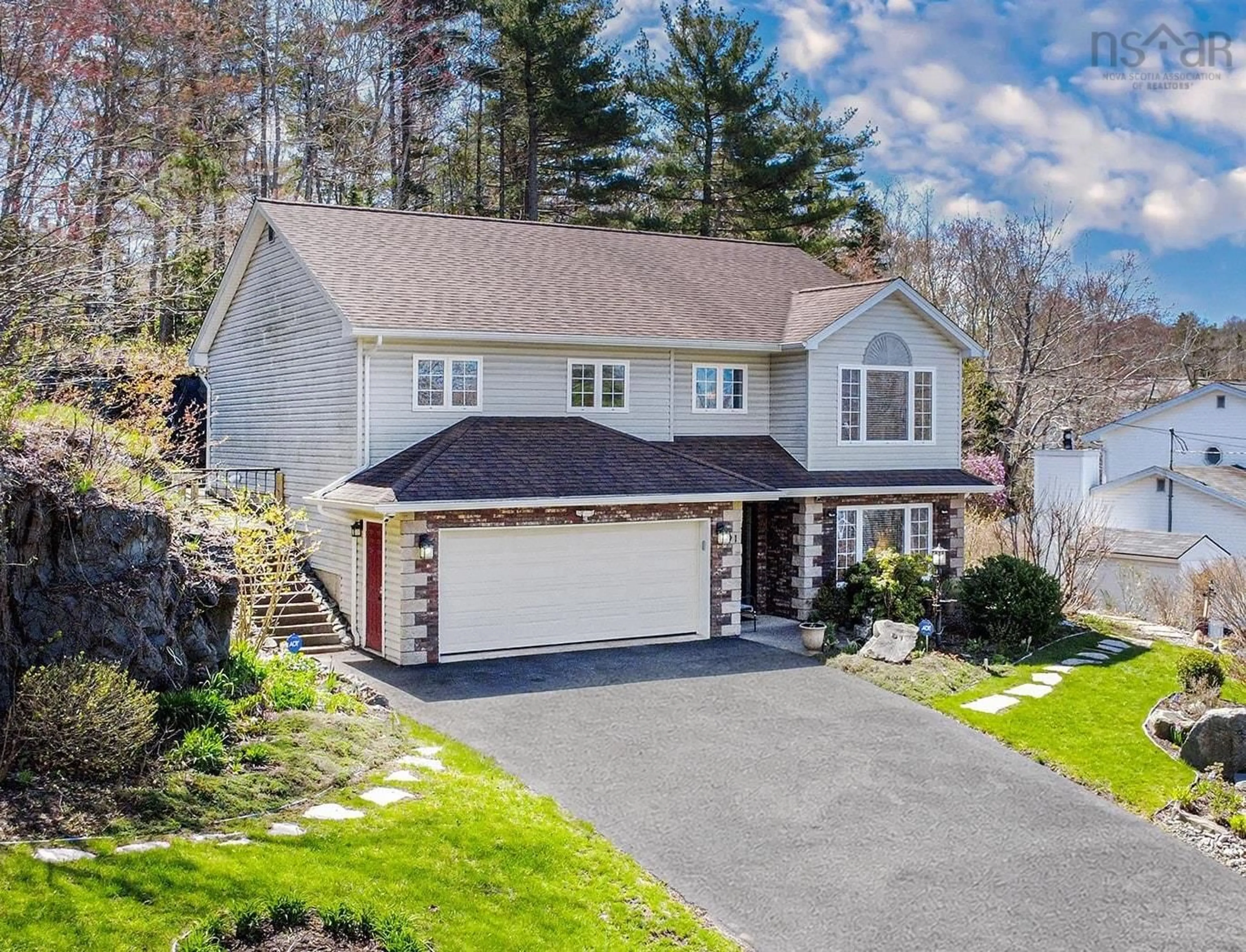 A pic from outside/outdoor area/front of a property/back of a property/a pic from drone, street for 91 Ridgevale Dr, Bedford Nova Scotia B4A 3R2