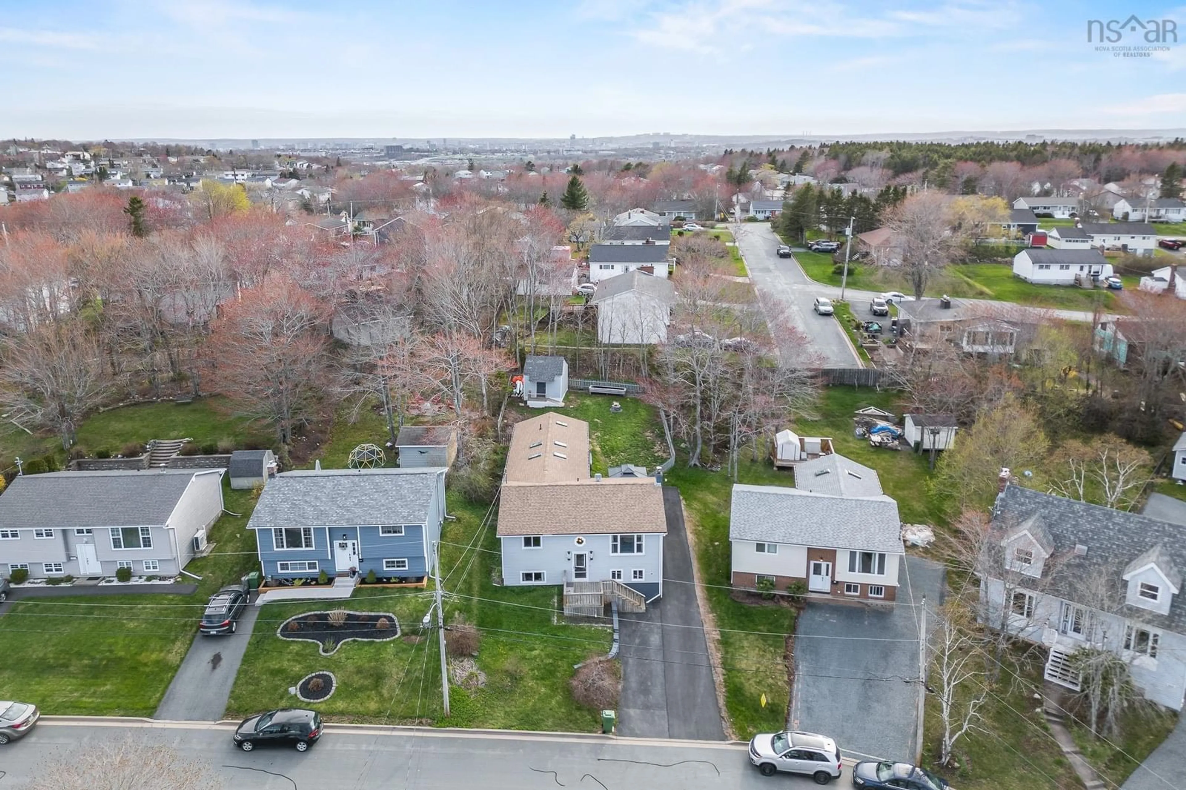 A pic from outside/outdoor area/front of a property/back of a property/a pic from drone, street for 12 Wamphray Cres, Dartmouth Nova Scotia B2W 4Y6