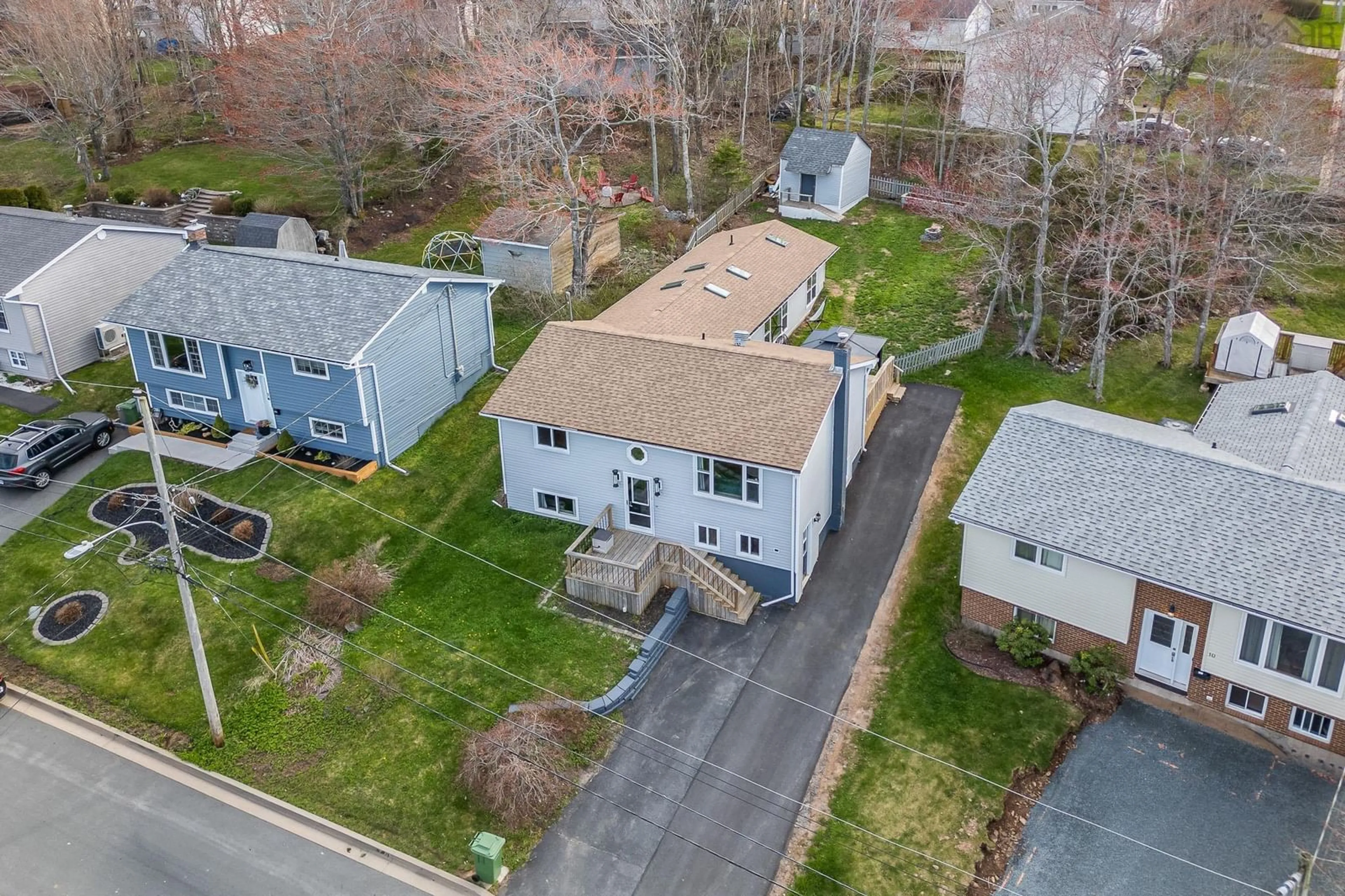 A pic from outside/outdoor area/front of a property/back of a property/a pic from drone, street for 12 Wamphray Cres, Dartmouth Nova Scotia B2W 4Y6
