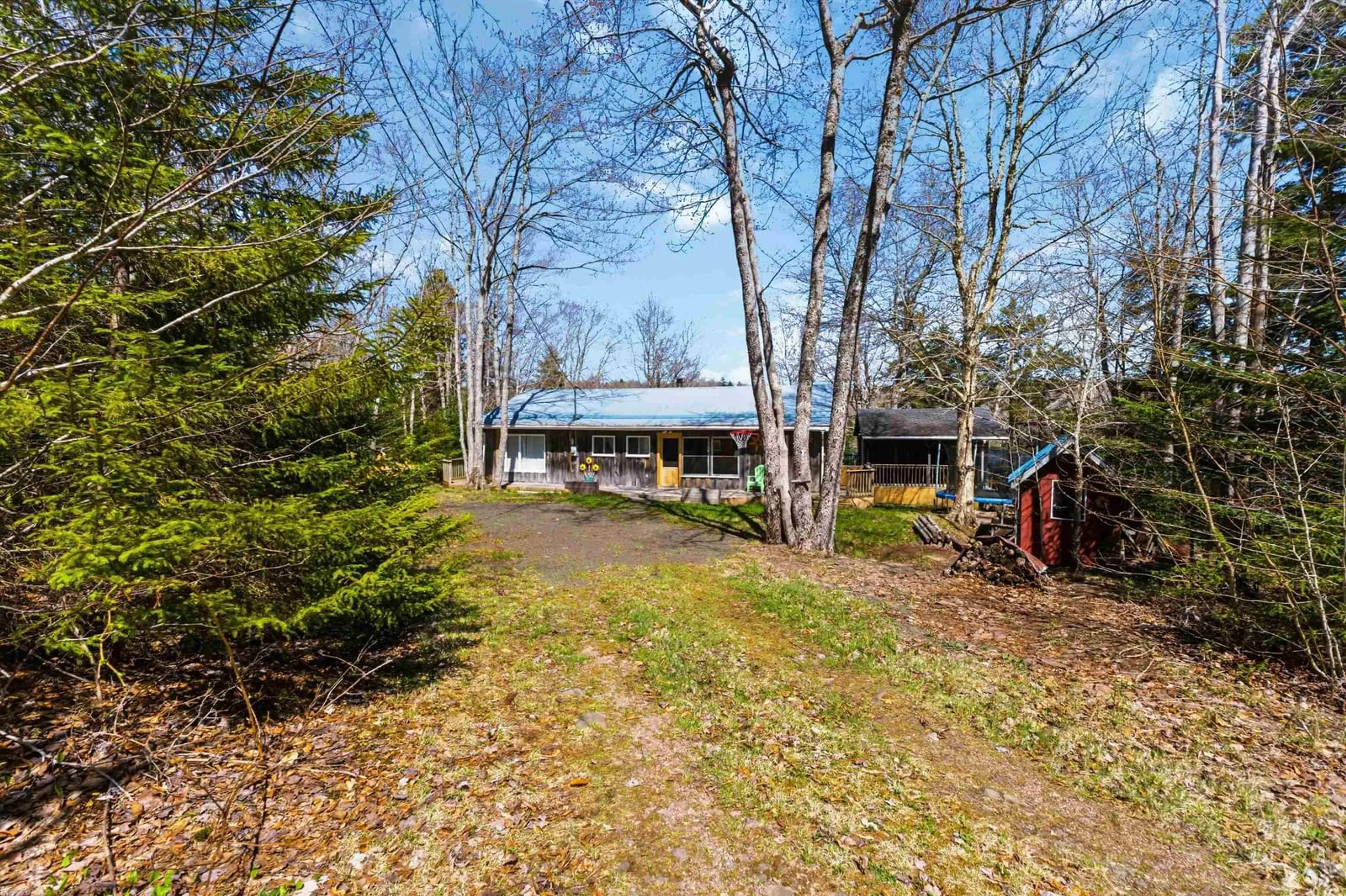 A pic from outside/outdoor area/front of a property/back of a property/a pic from drone, unknown for 566 Lakeland Drive, Arlington West Nova Scotia B0S 1C0