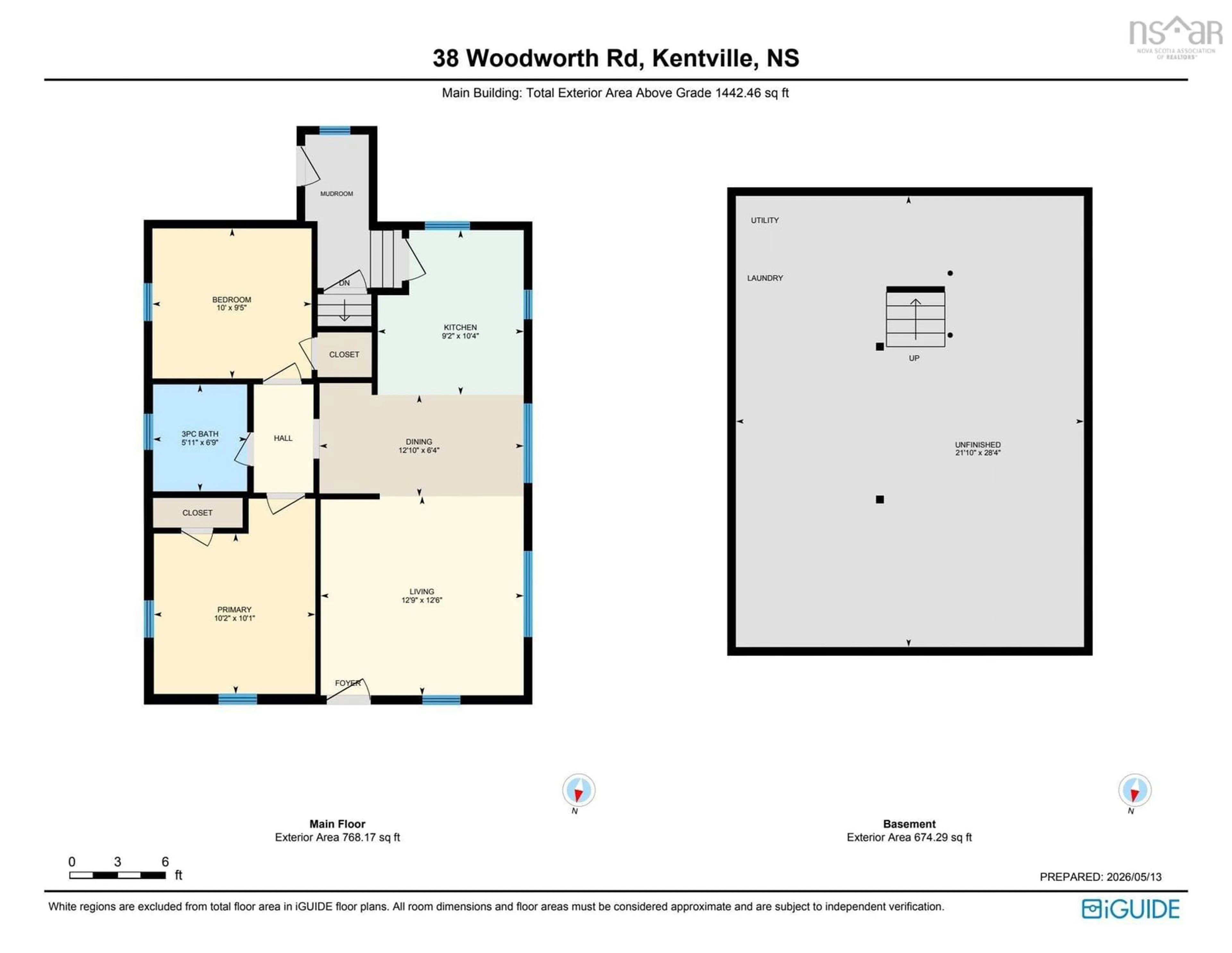 Floor plan for 38 Woodworth Rd, Kentville Nova Scotia B4N 1B3