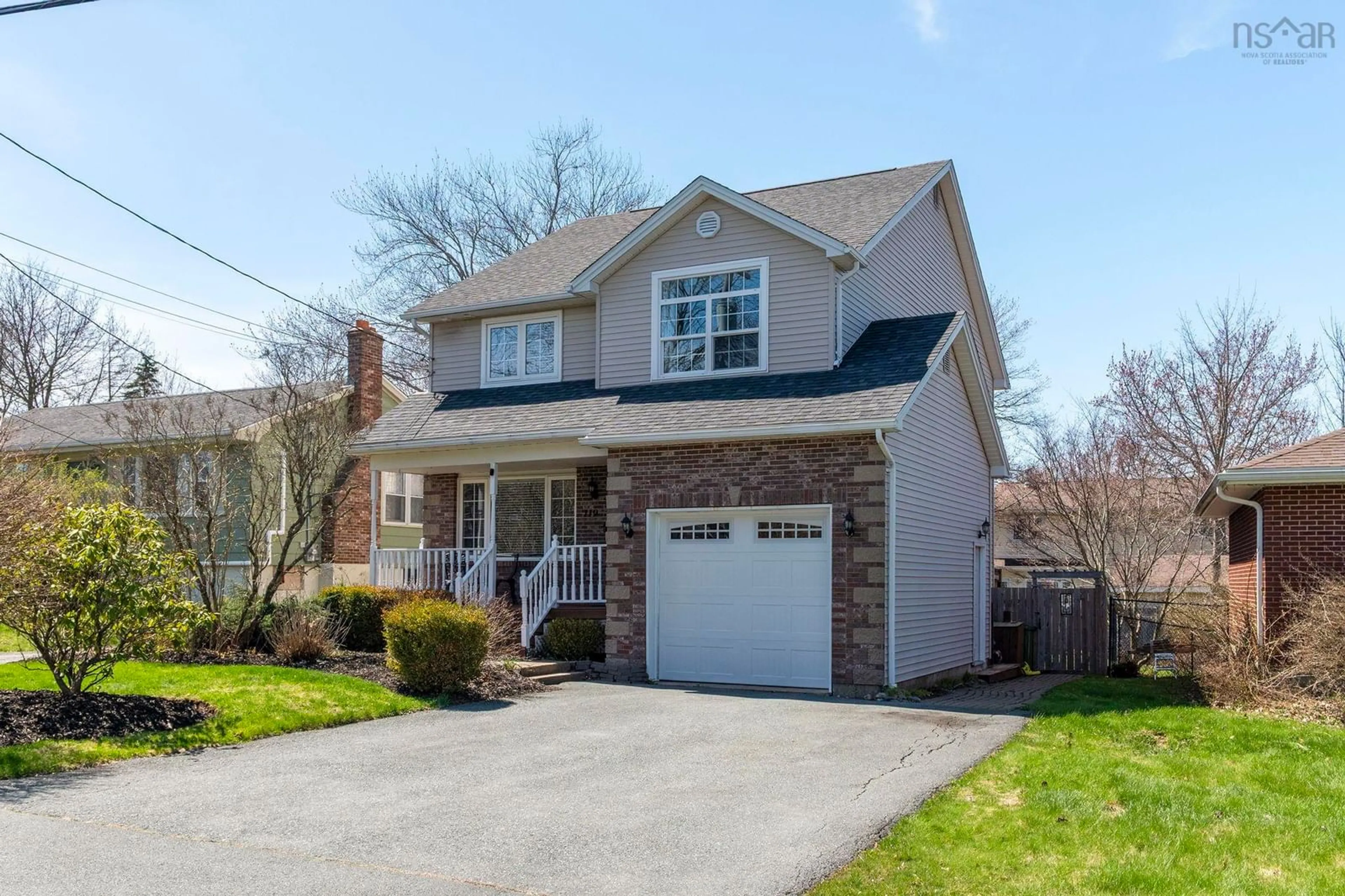 Home with vinyl exterior material, street for 119 Douglas Cres, Halifax Nova Scotia B3M 3B6
