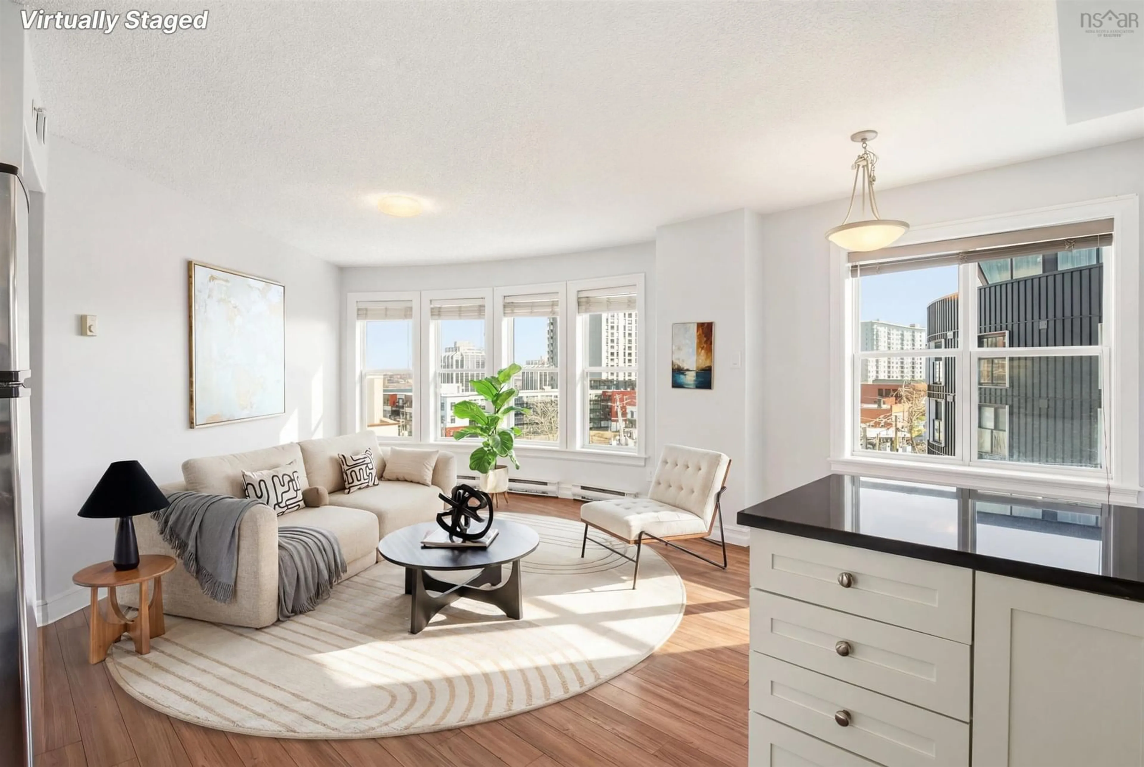 Living room with furniture, unknown for 5505 Falkland St #601, Halifax Nova Scotia B3K 0C3