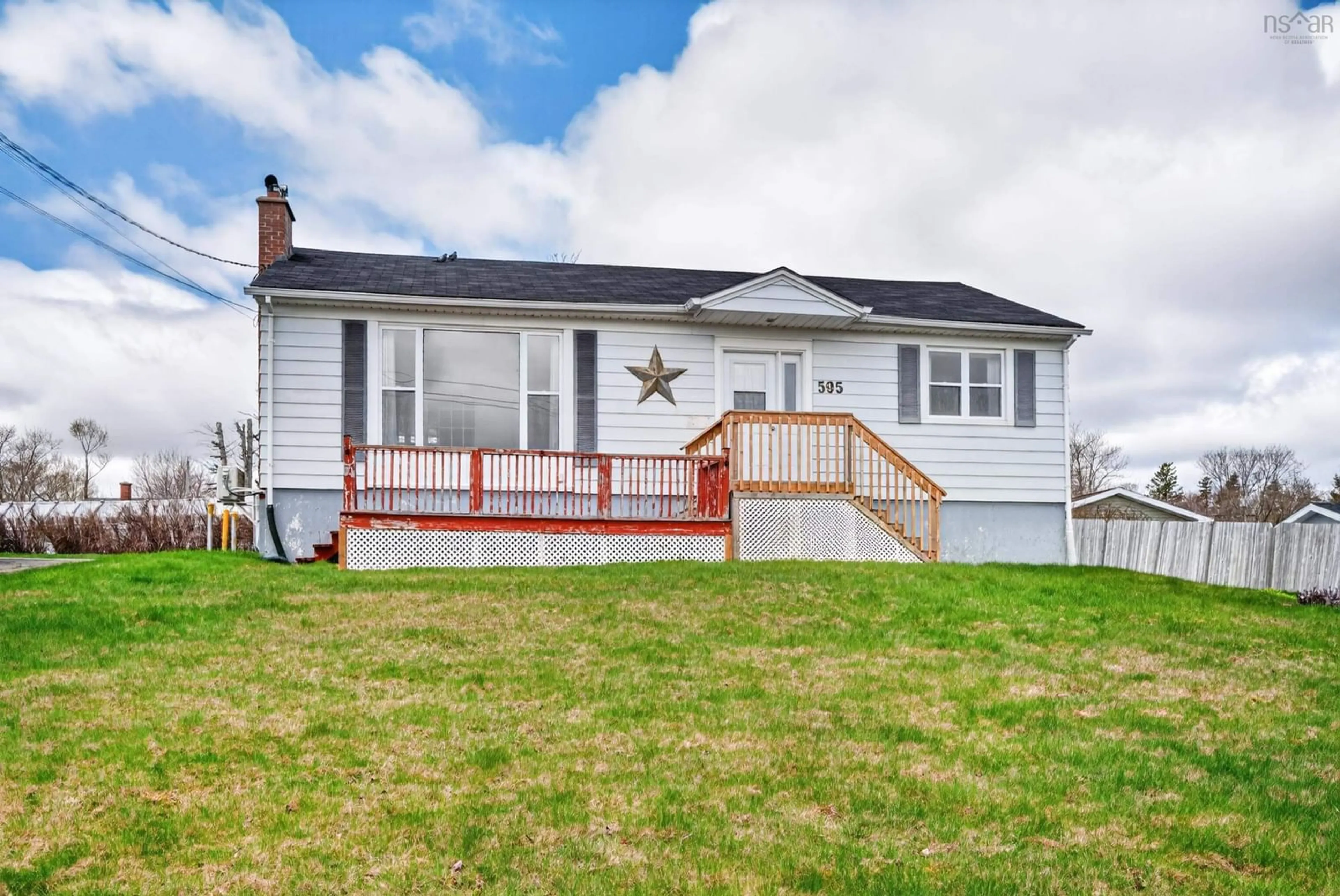 A pic from outside/outdoor area/front of a property/back of a property/a pic from drone, unknown for 595 Westmount Rd, Westmount Nova Scotia B1R 1B2