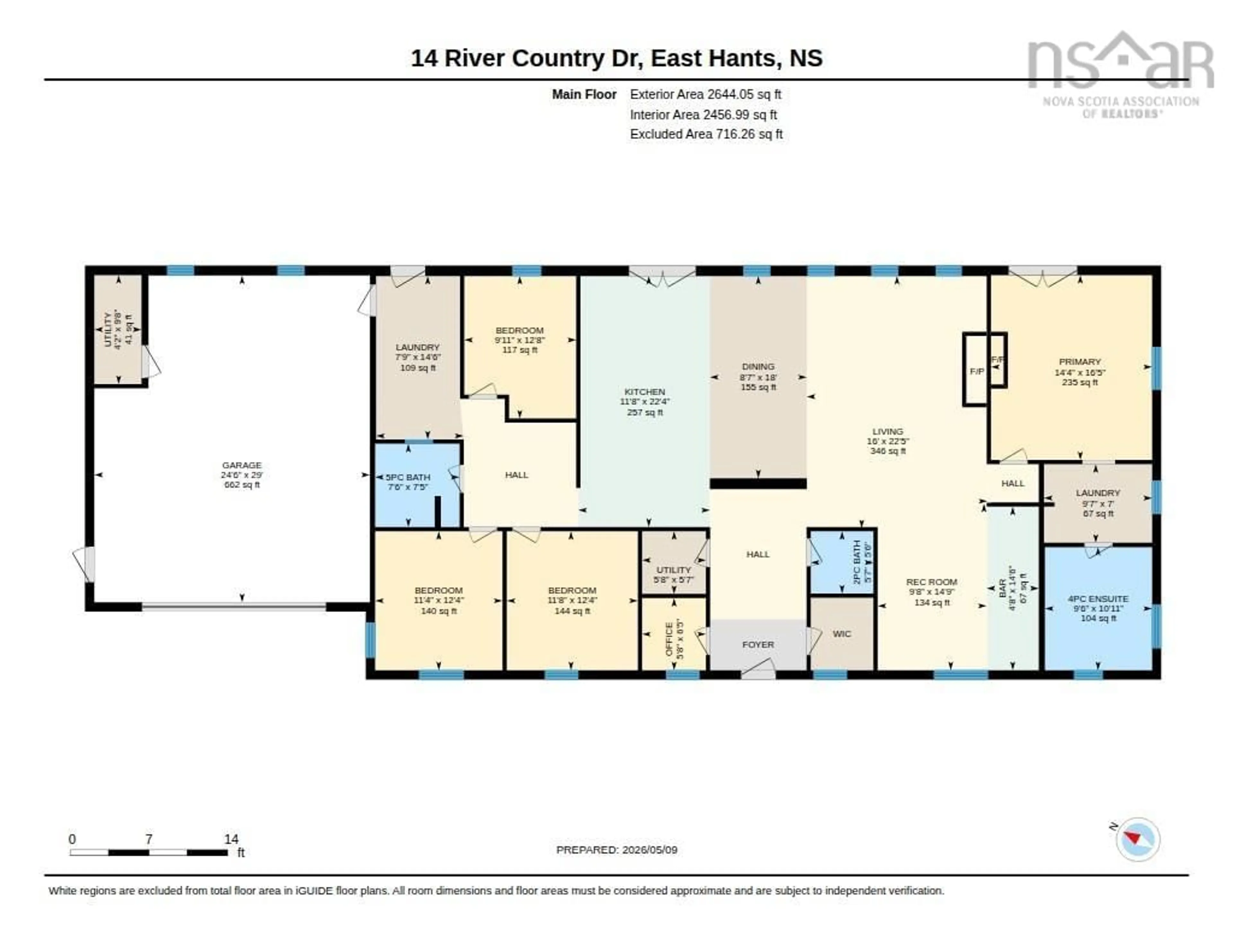 Floor plan for 14 River Country Dr, Nine Mile River Nova Scotia B2S 0G5