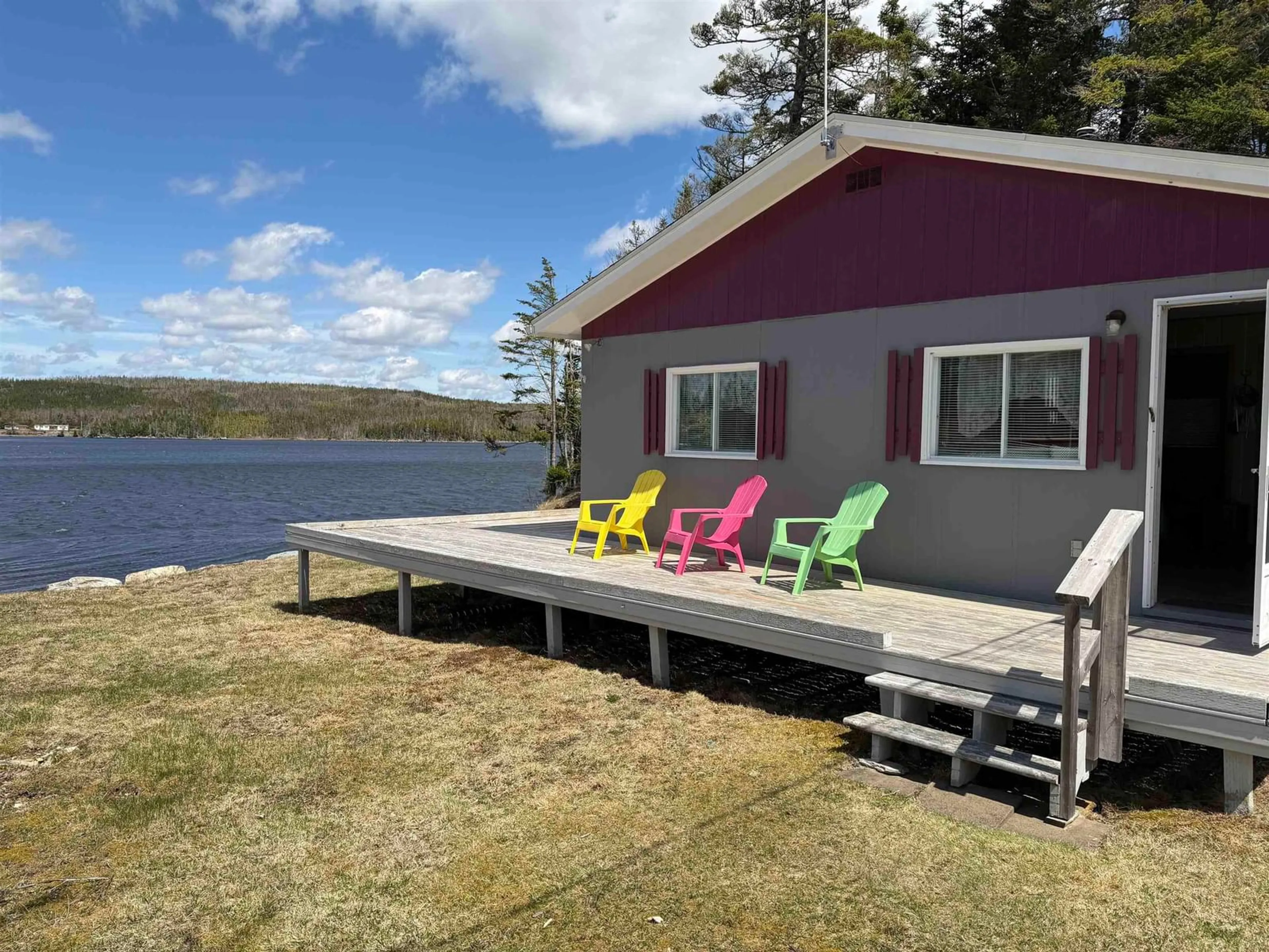 Patio, water/lake/river/ocean view for 145 West Liscomb Point Rd, Liscomb Nova Scotia B0J 2A0