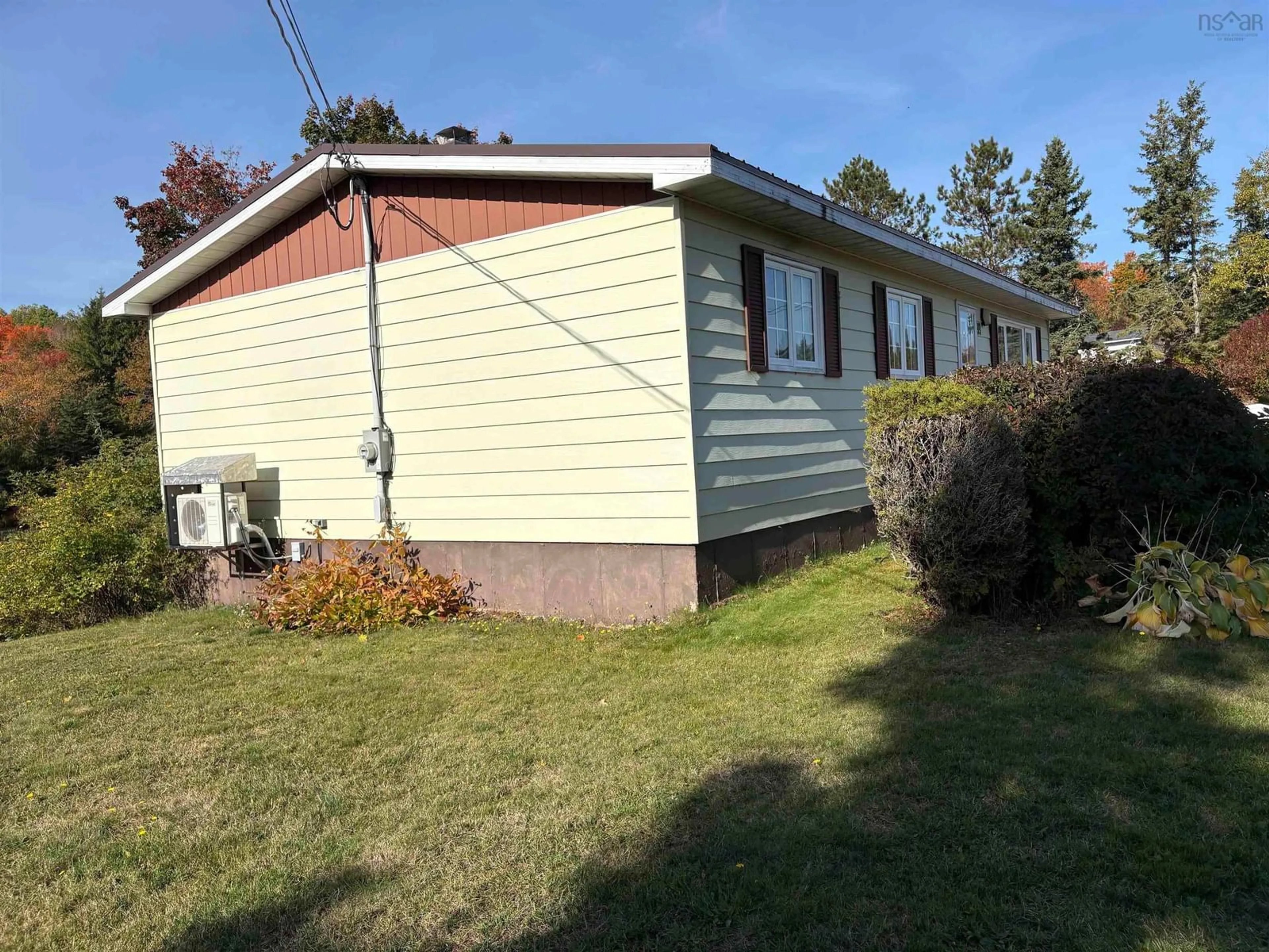 Home with vinyl exterior material, street for 99 Williams Rd, Hopewell Nova Scotia B0K 1C0