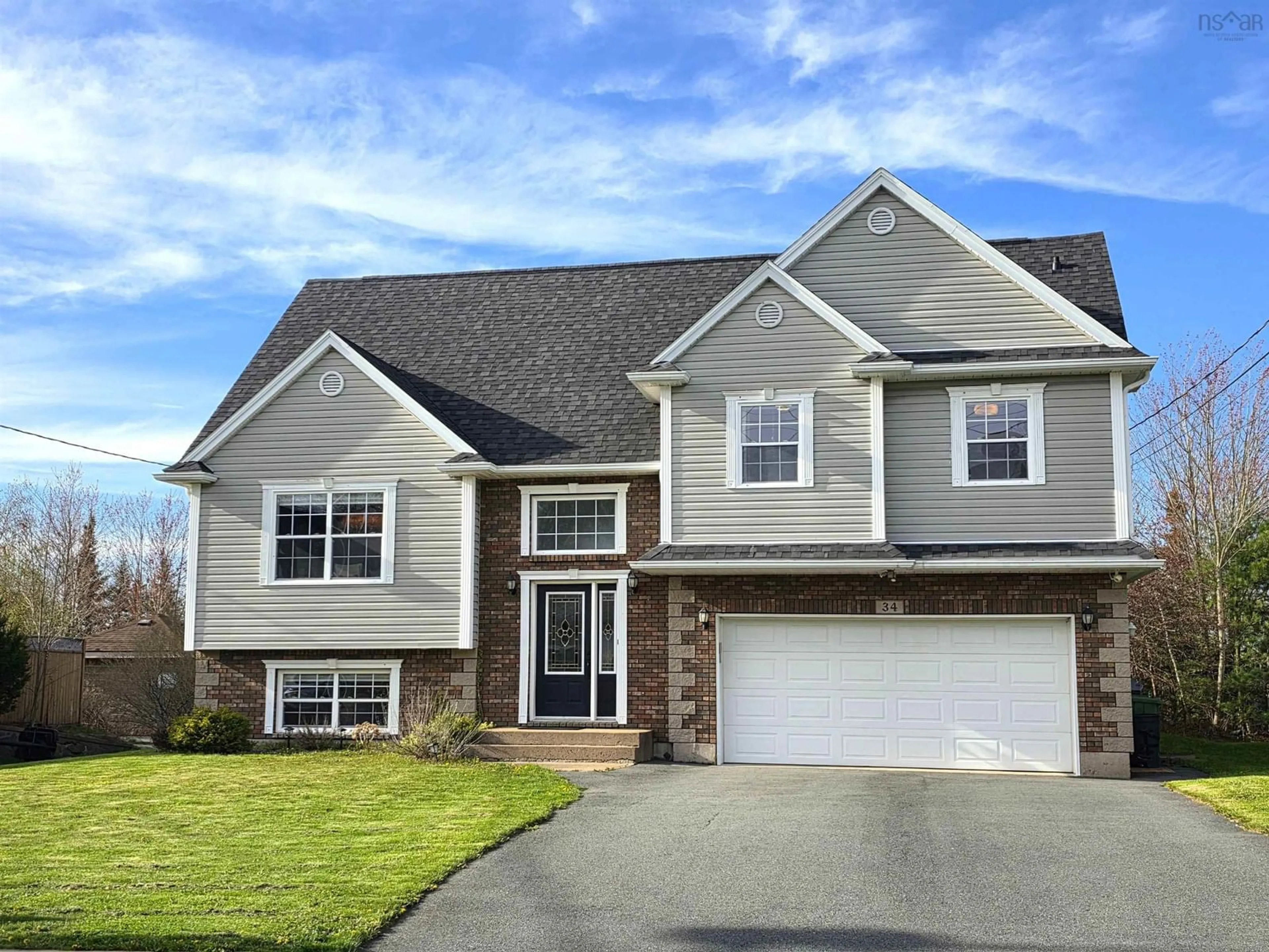 Home with vinyl exterior material, street for 34 Lakeridge Cres, Colby South Nova Scotia B2V 2V2