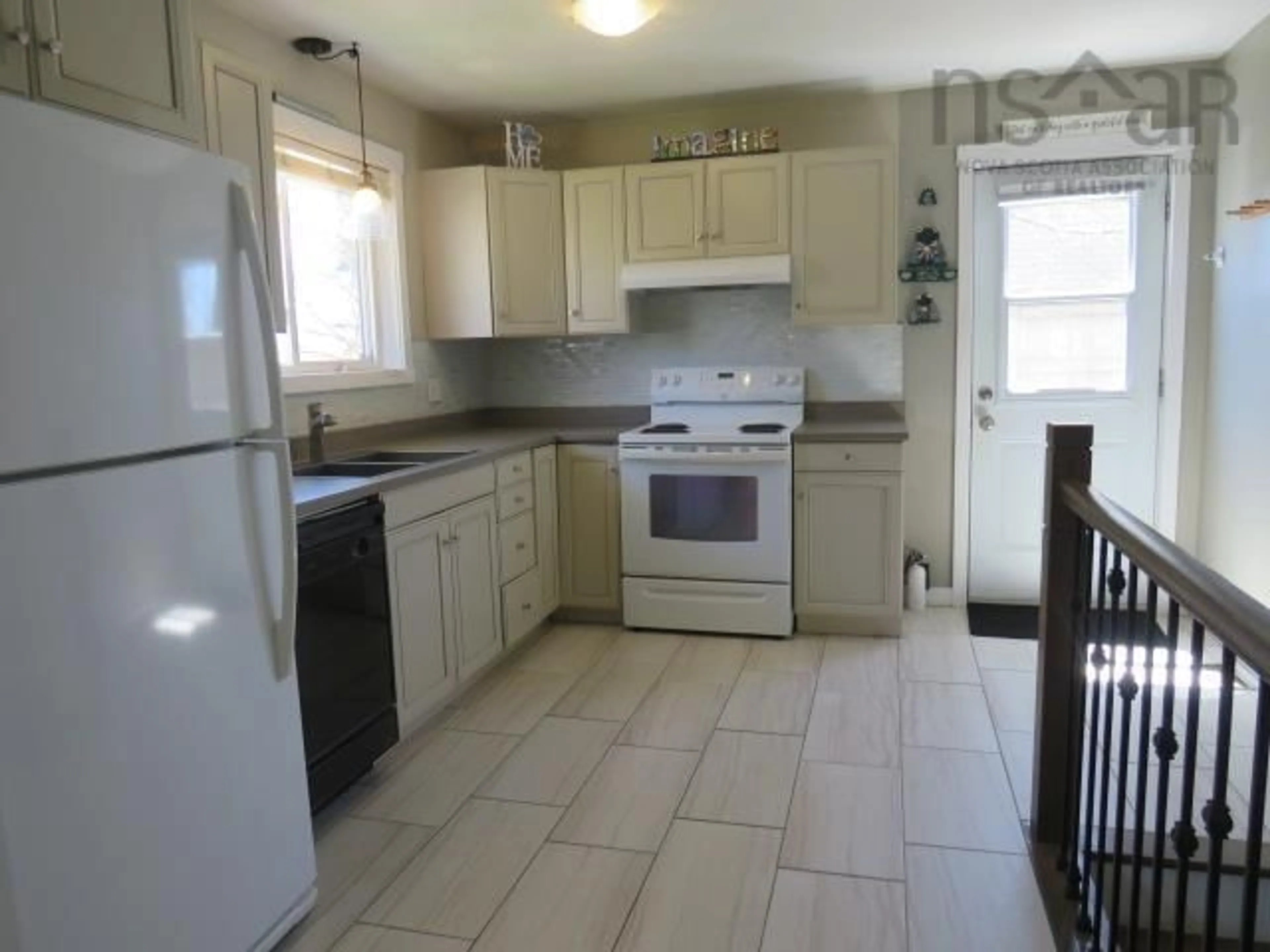 Standard kitchen, ceramic/tile floor for 109 Smokey Dr, Lower Sackville Nova Scotia B4C 3B5