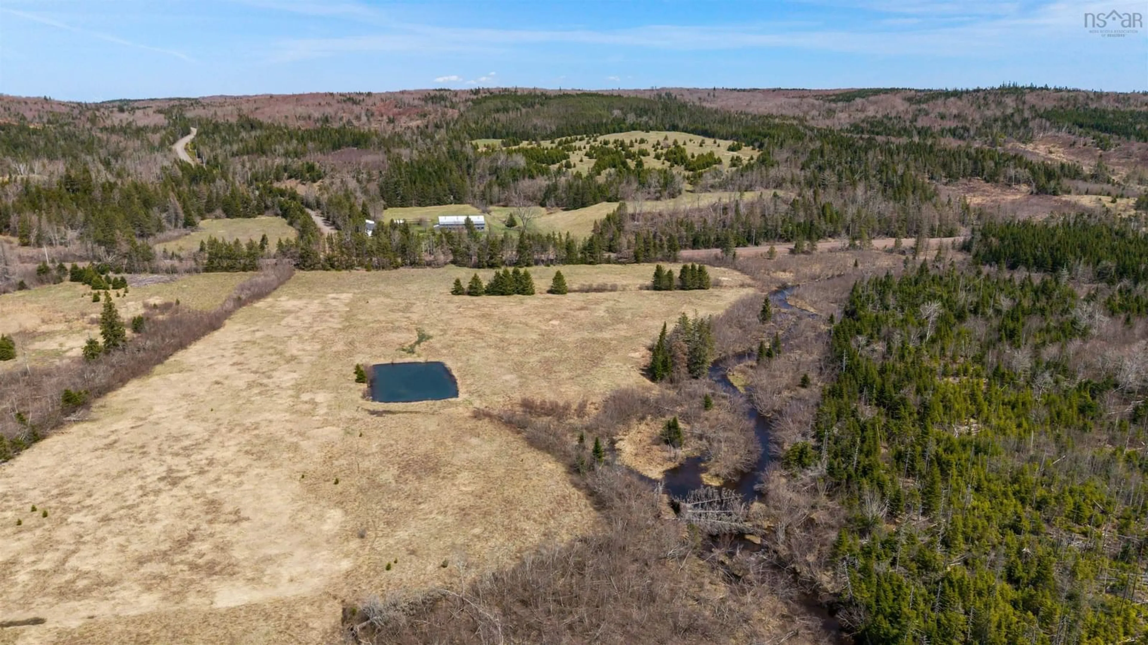 A pic from outside/outdoor area/front of a property/back of a property/a pic from drone, water/lake/river/ocean view for 16 Craig Rd, Watervale Nova Scotia B0K 1P0