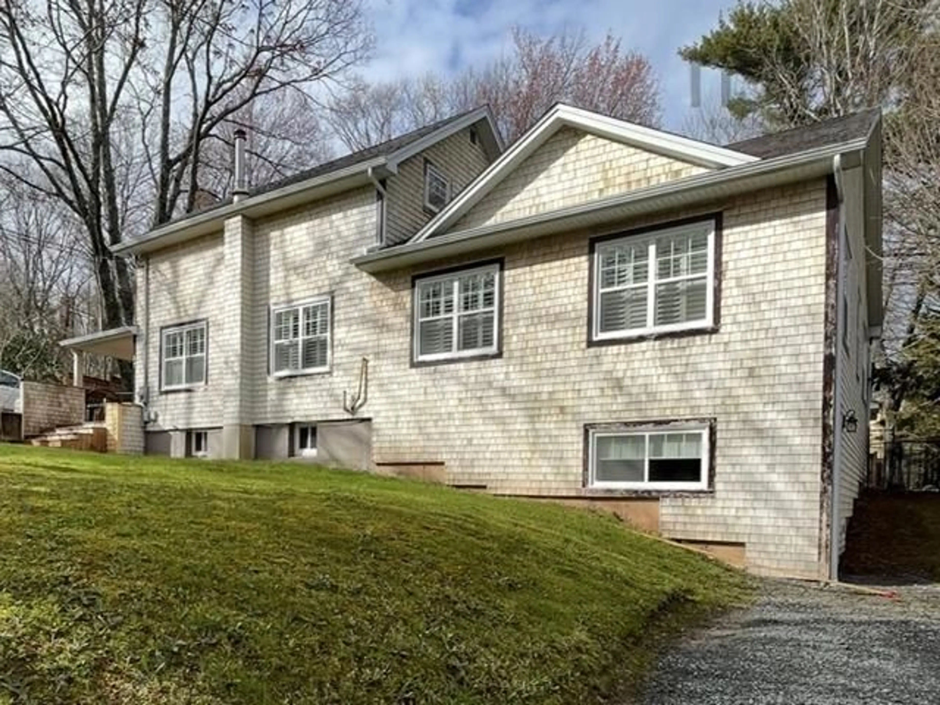 Home with vinyl exterior material, street for 37 Division St, Bedford Nova Scotia B4A 1Z2