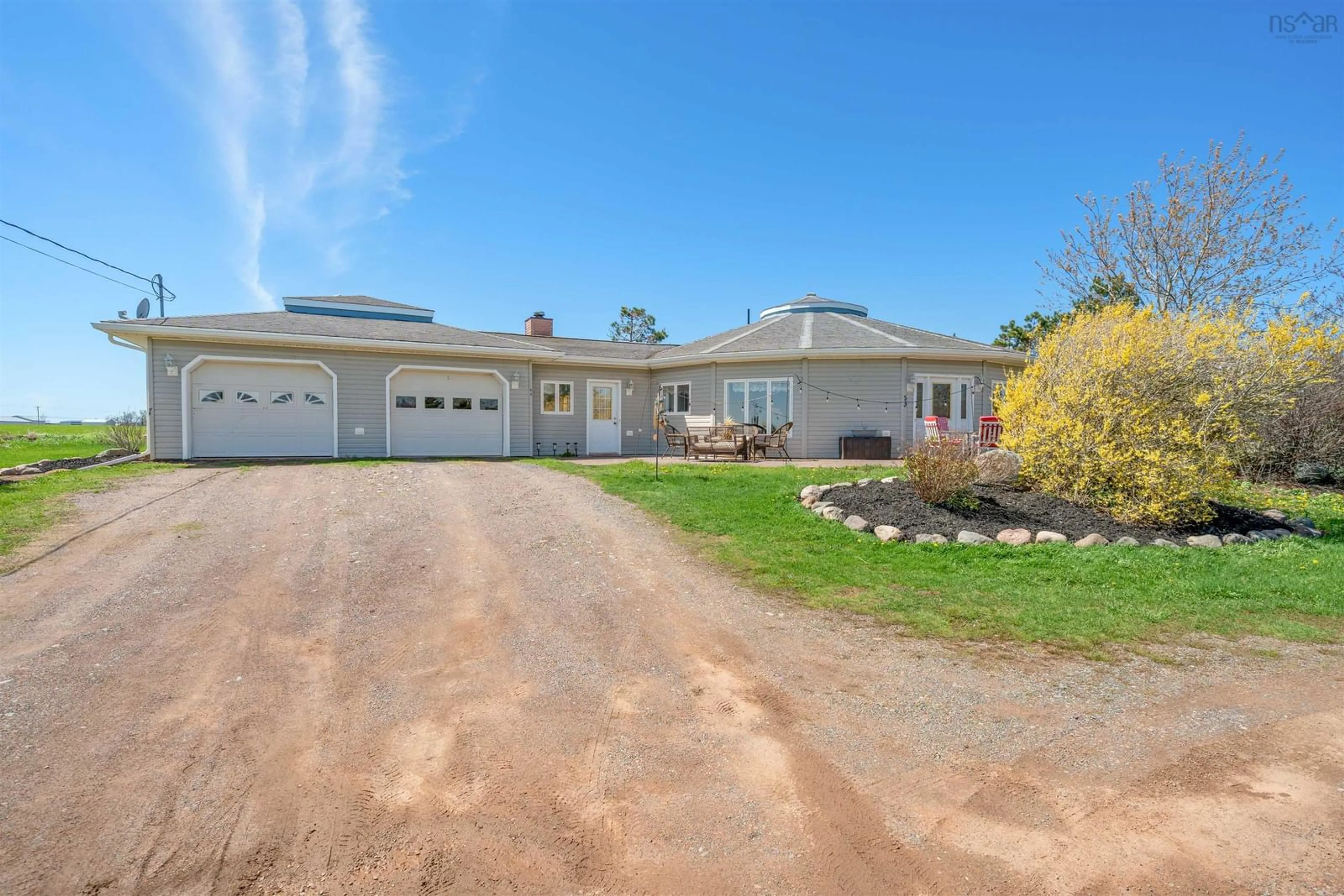 A pic from outside/outdoor area/front of a property/back of a property/a pic from drone, street for 53 Sanctuary Dr, Masstown Nova Scotia B0M 1G0