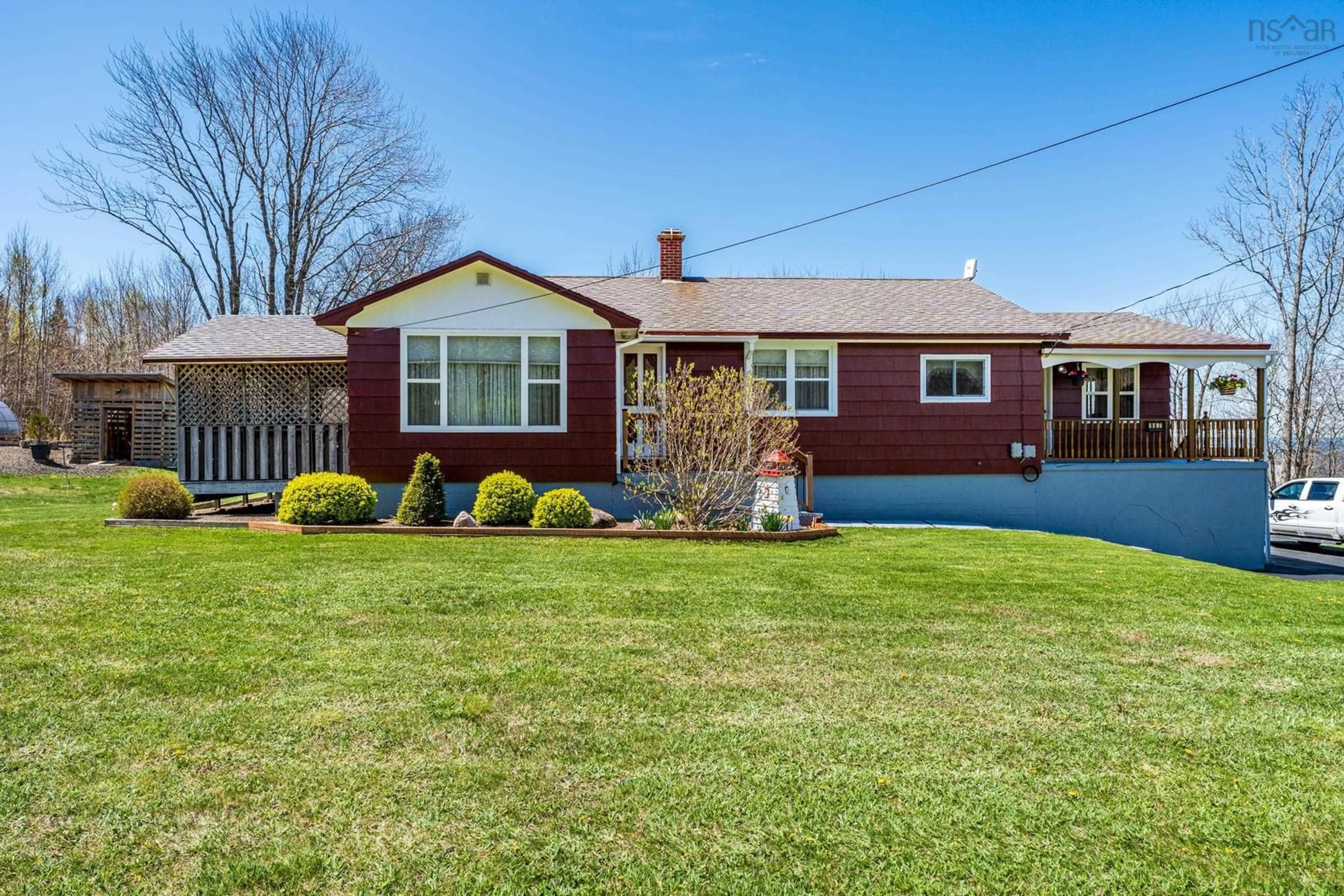 Home with brick exterior material, street for 987 Parker Mountain Rd, Parkers Cove Nova Scotia B0S 1A0