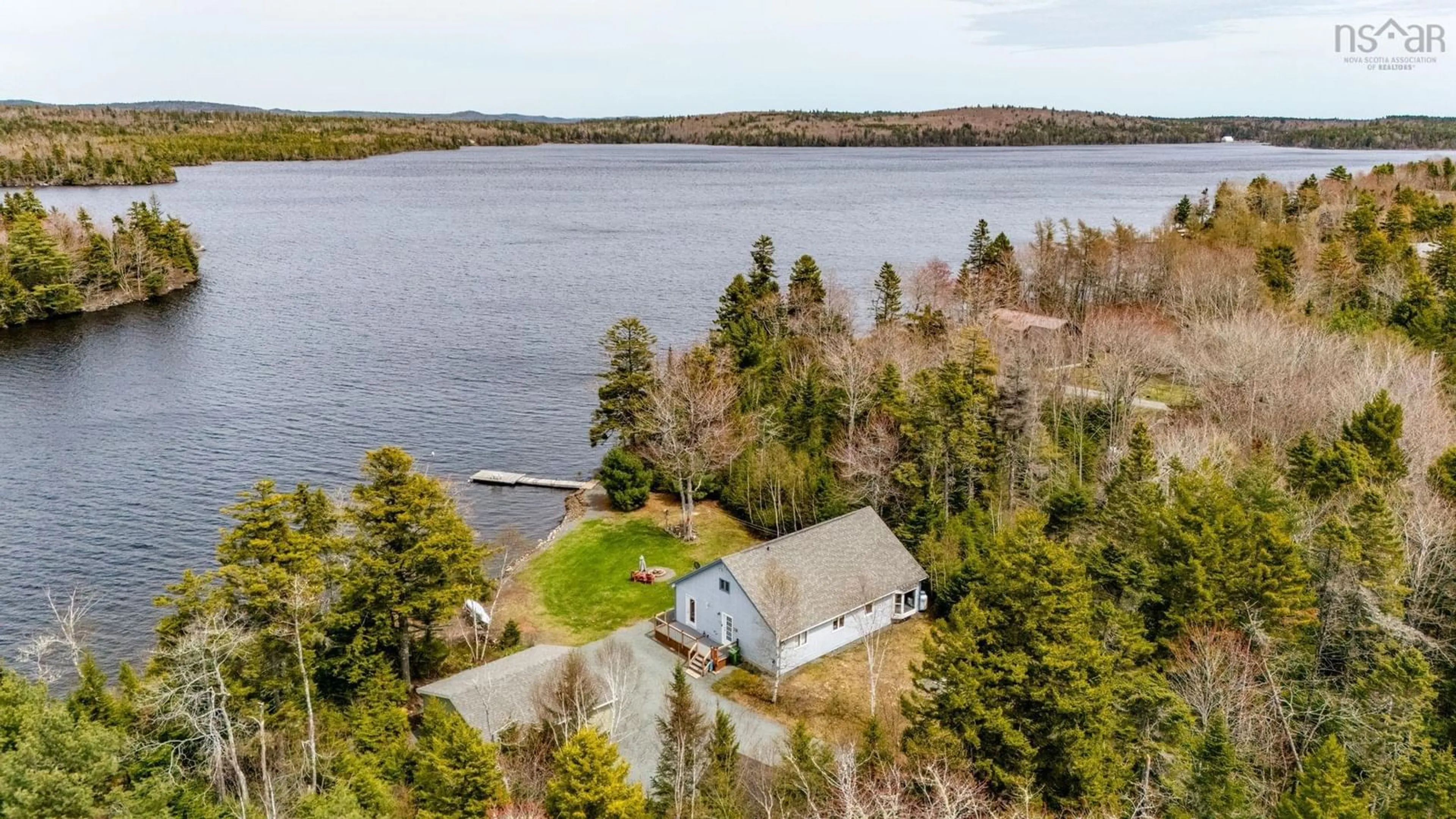 A pic from outside/outdoor area/front of a property/back of a property/a pic from drone, water/lake/river/ocean view for 36 Alan Dr, Gaetz Brook Nova Scotia B0J 2L0