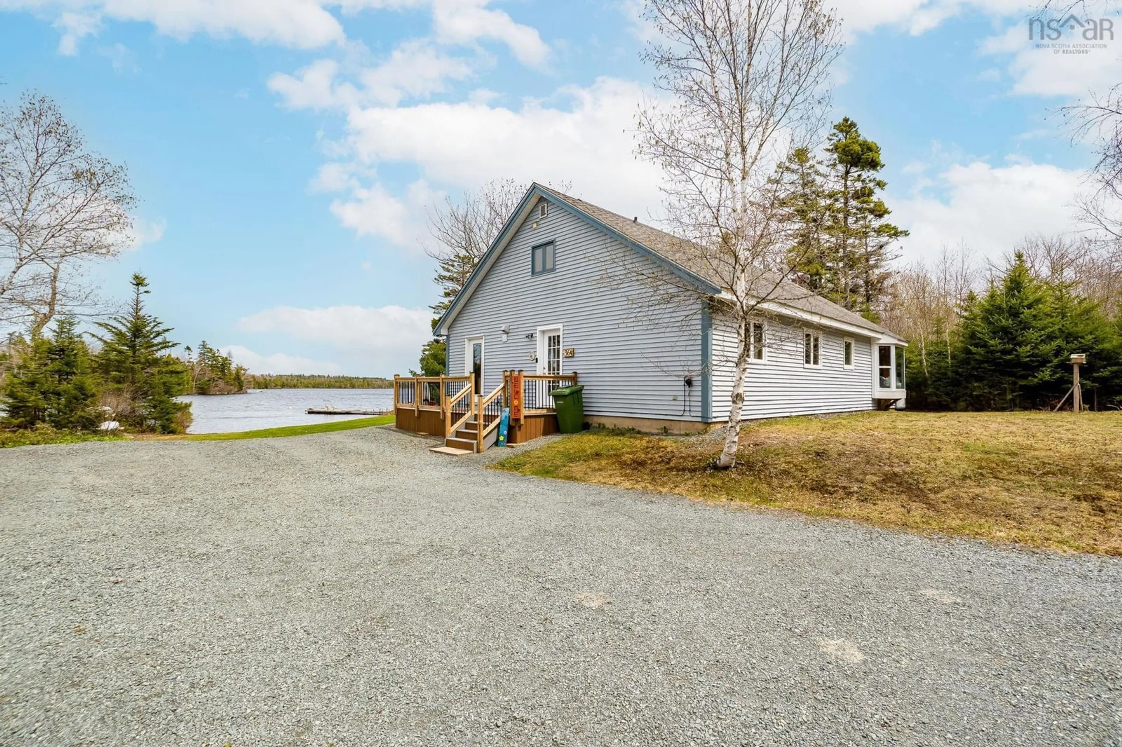 A pic from outside/outdoor area/front of a property/back of a property/a pic from drone, water/lake/river/ocean view for 36 Alan Dr, Gaetz Brook Nova Scotia B0J 2L0