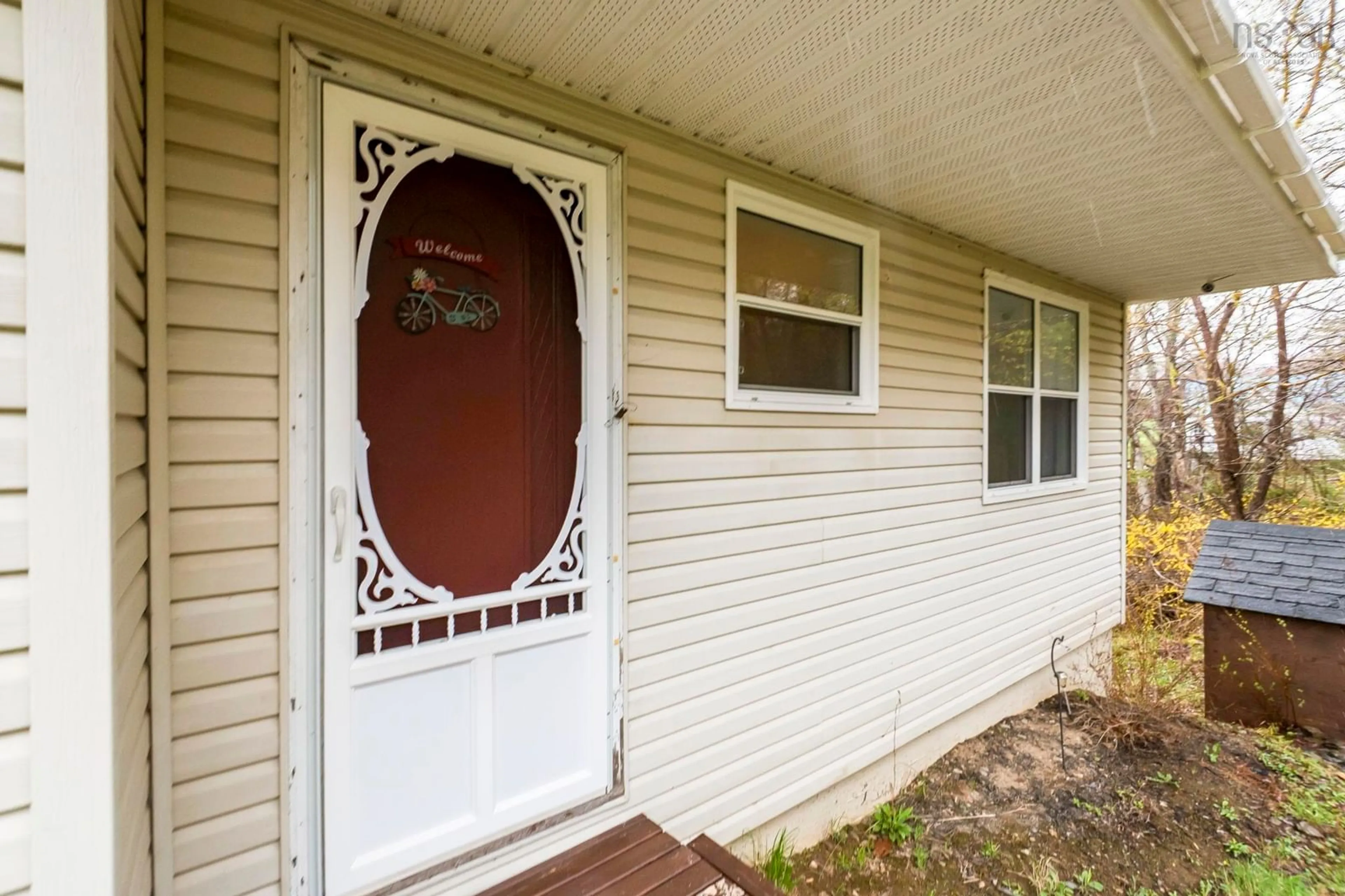 Home with vinyl exterior material, street for 139 Ardoise School Rd, Ardoise Nova Scotia B0N 1L0