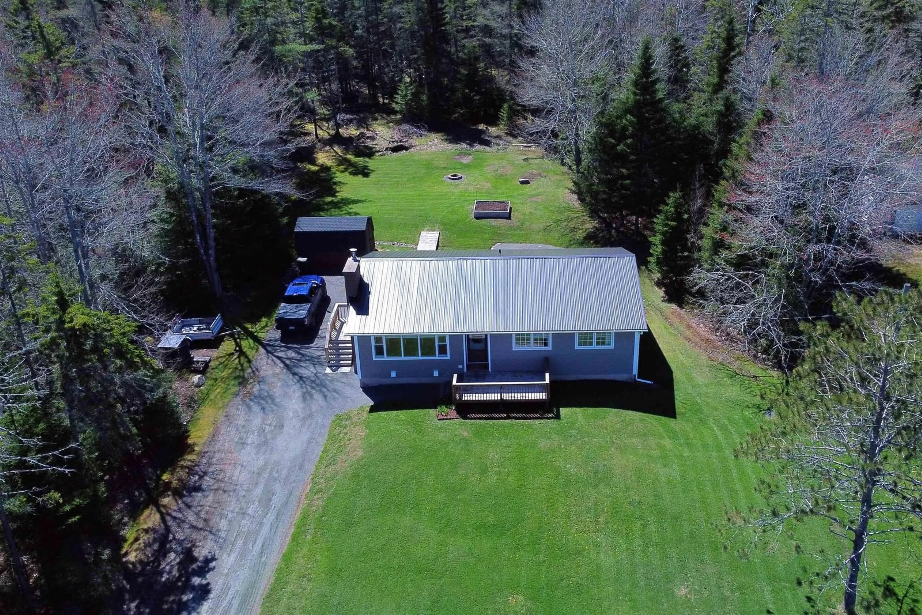A pic from outside/outdoor area/front of a property/back of a property/a pic from drone, building for 134 Marney Rd, Hilden Nova Scotia B0N 1C0