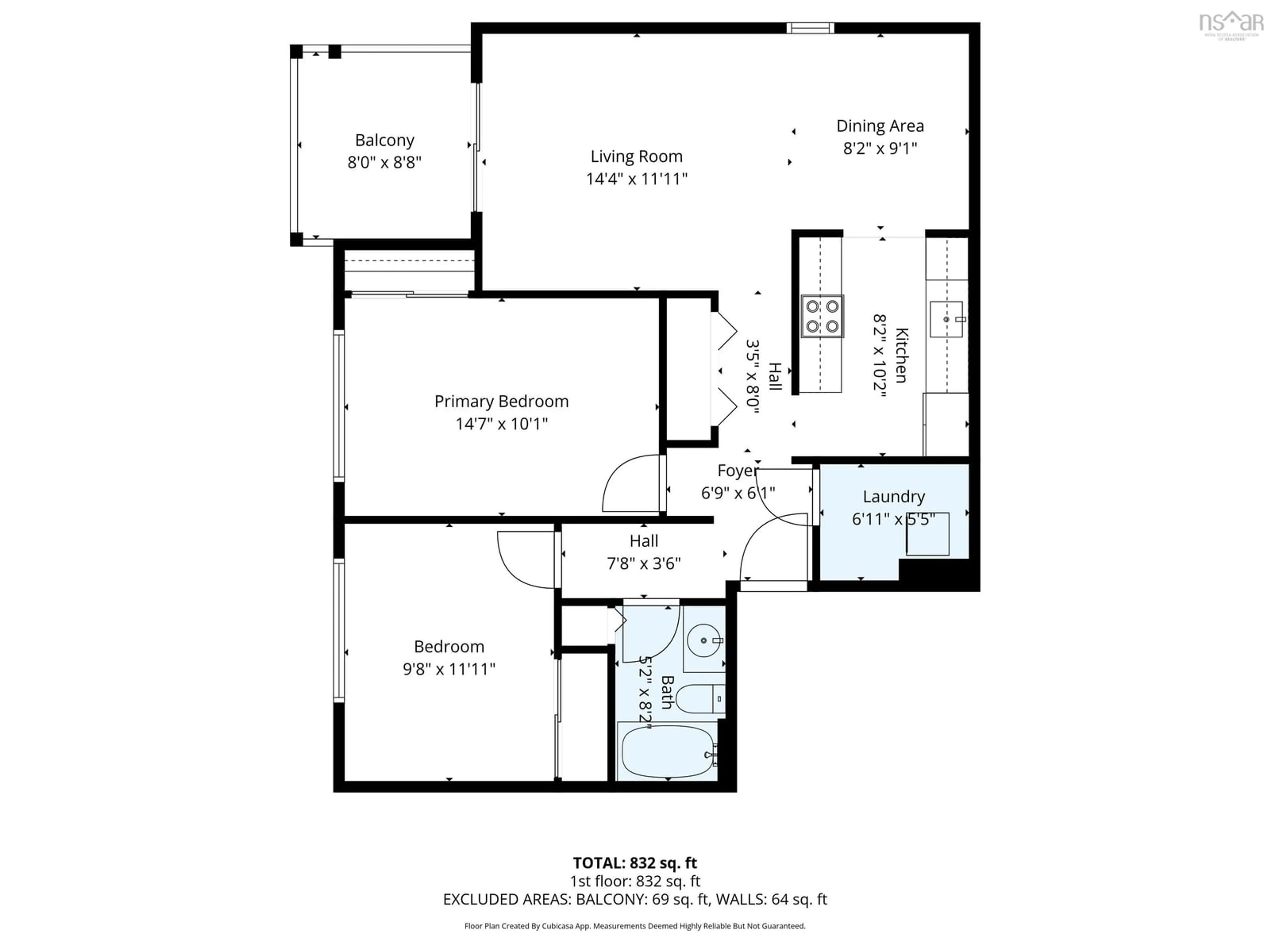Floor plan for 40 Veronica Dr #202, Halifax Nova Scotia B3N 3A3