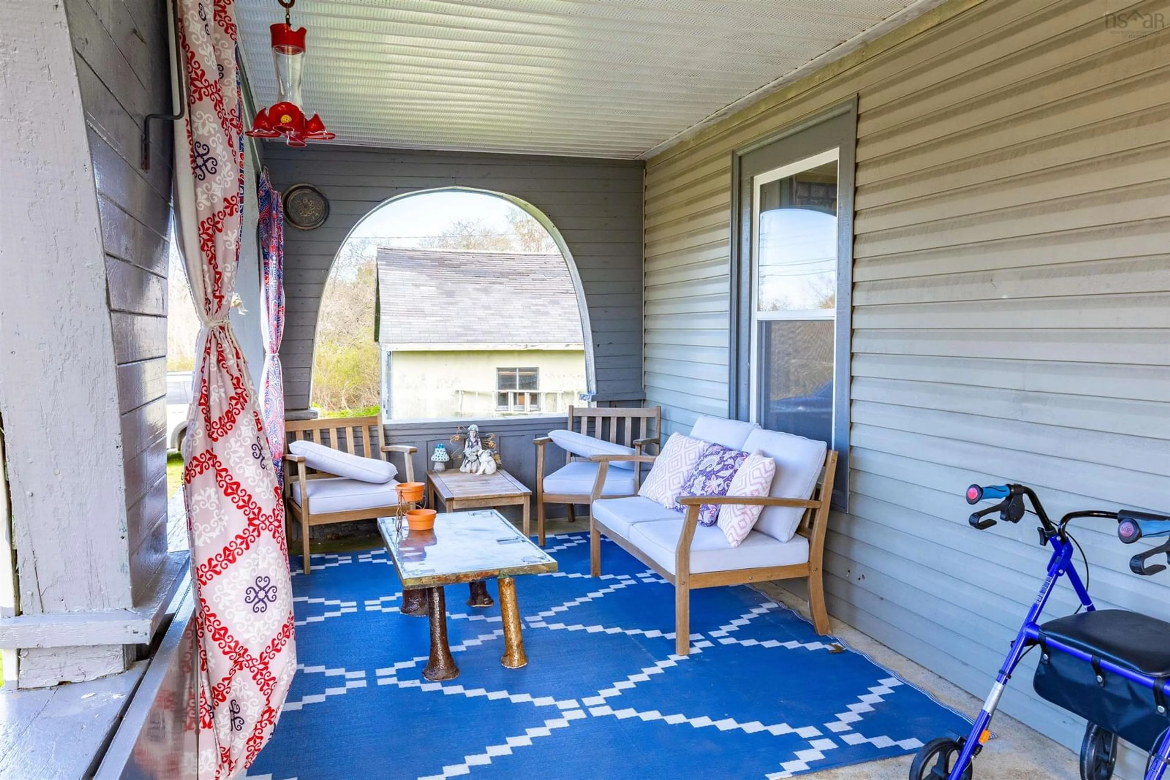 Patio, street for 6908 Highway 3, Eel Brook Nova Scotia B0W 2X0